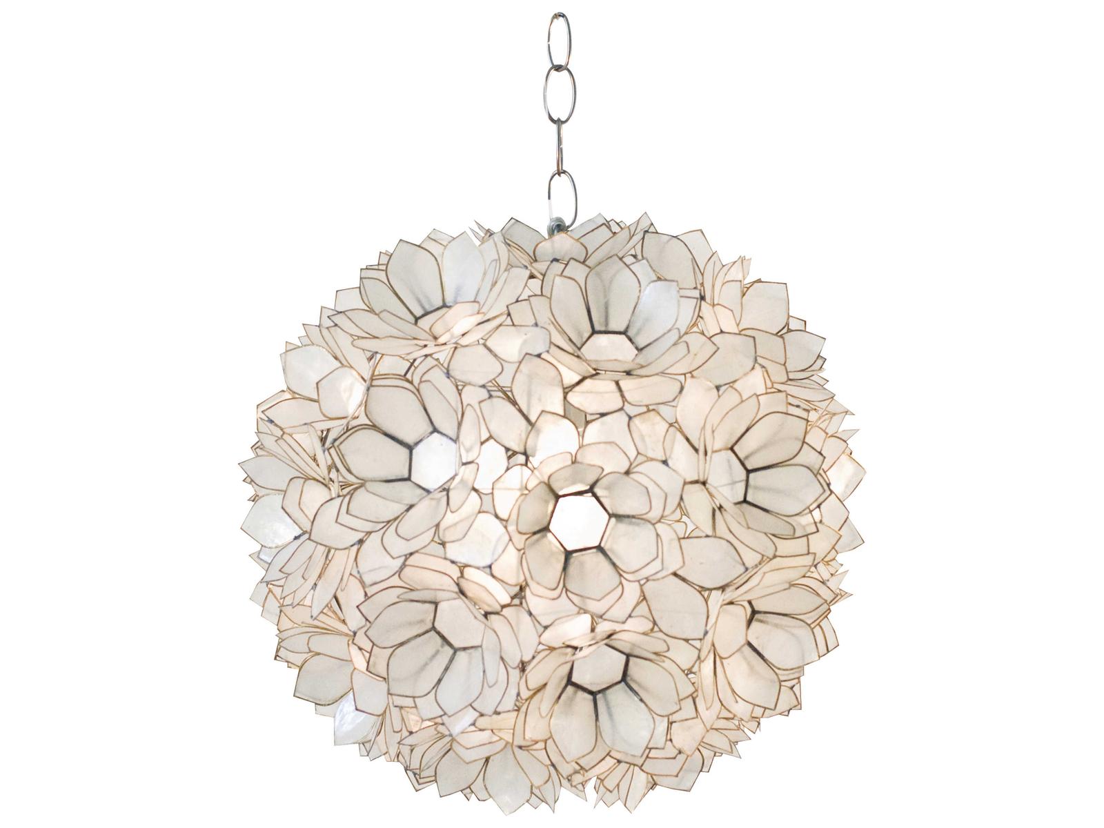 Worlds Away Venus Lotus Pendant Light - Thumbnail 2