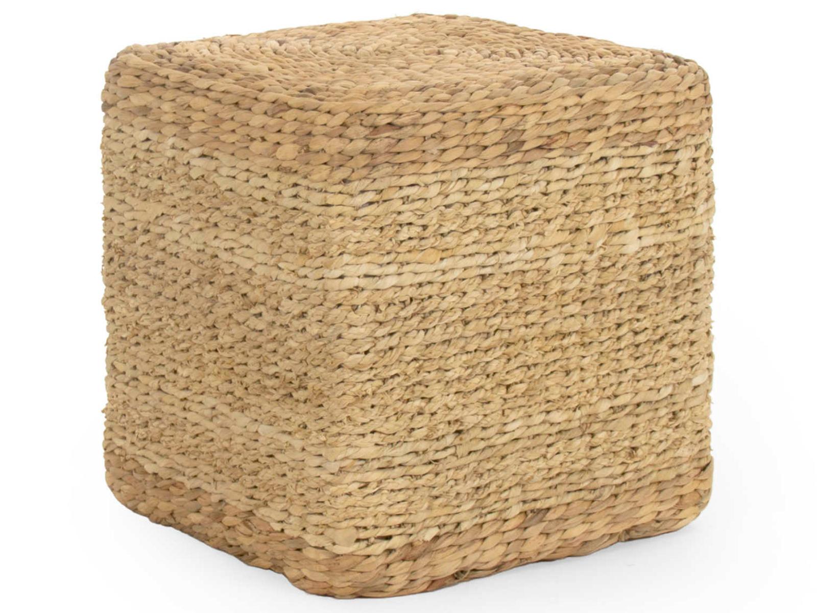 Zentique Woven Cube Ottoman