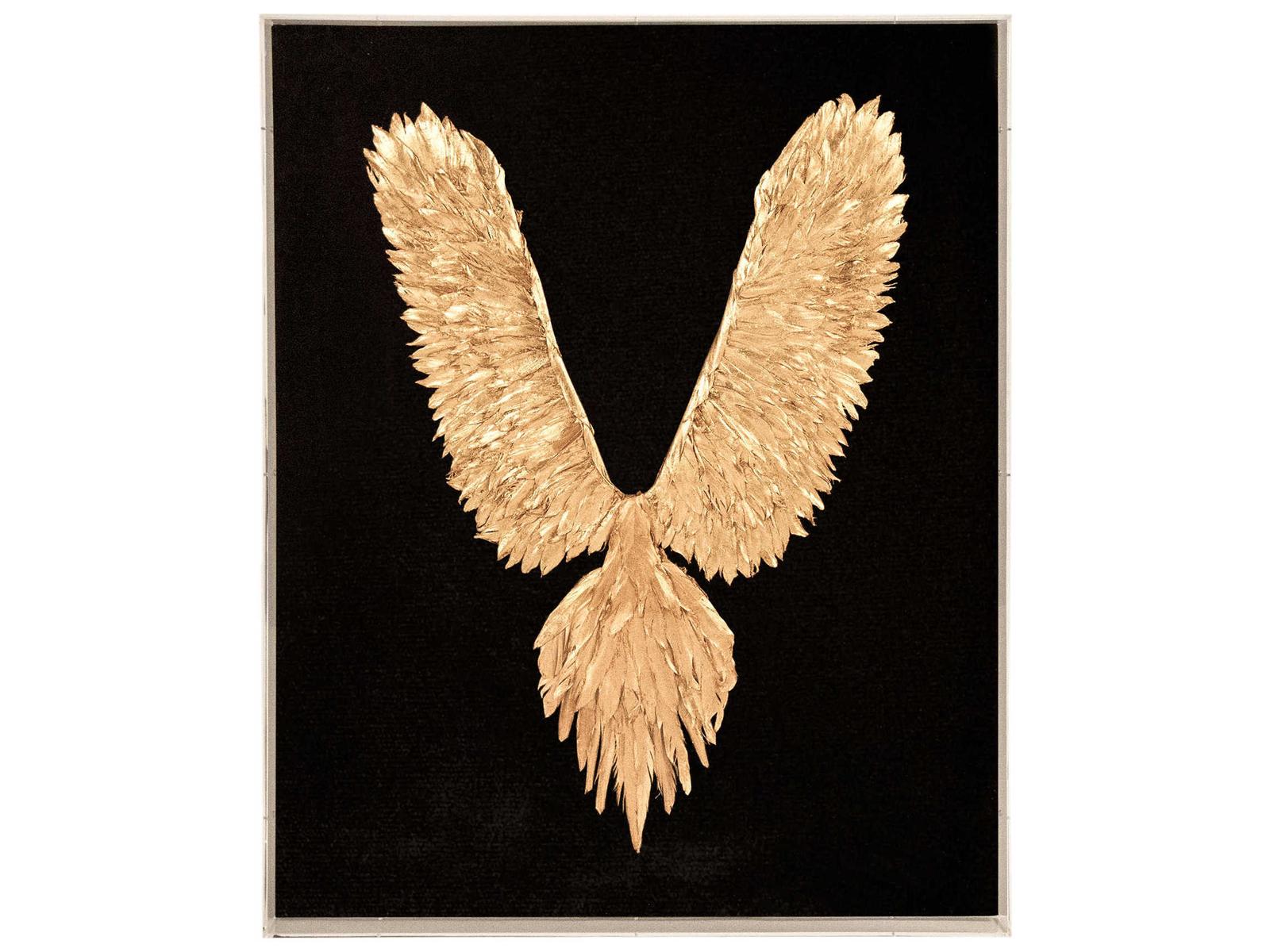 Zentique Abstract Feather Bird Shadow Box