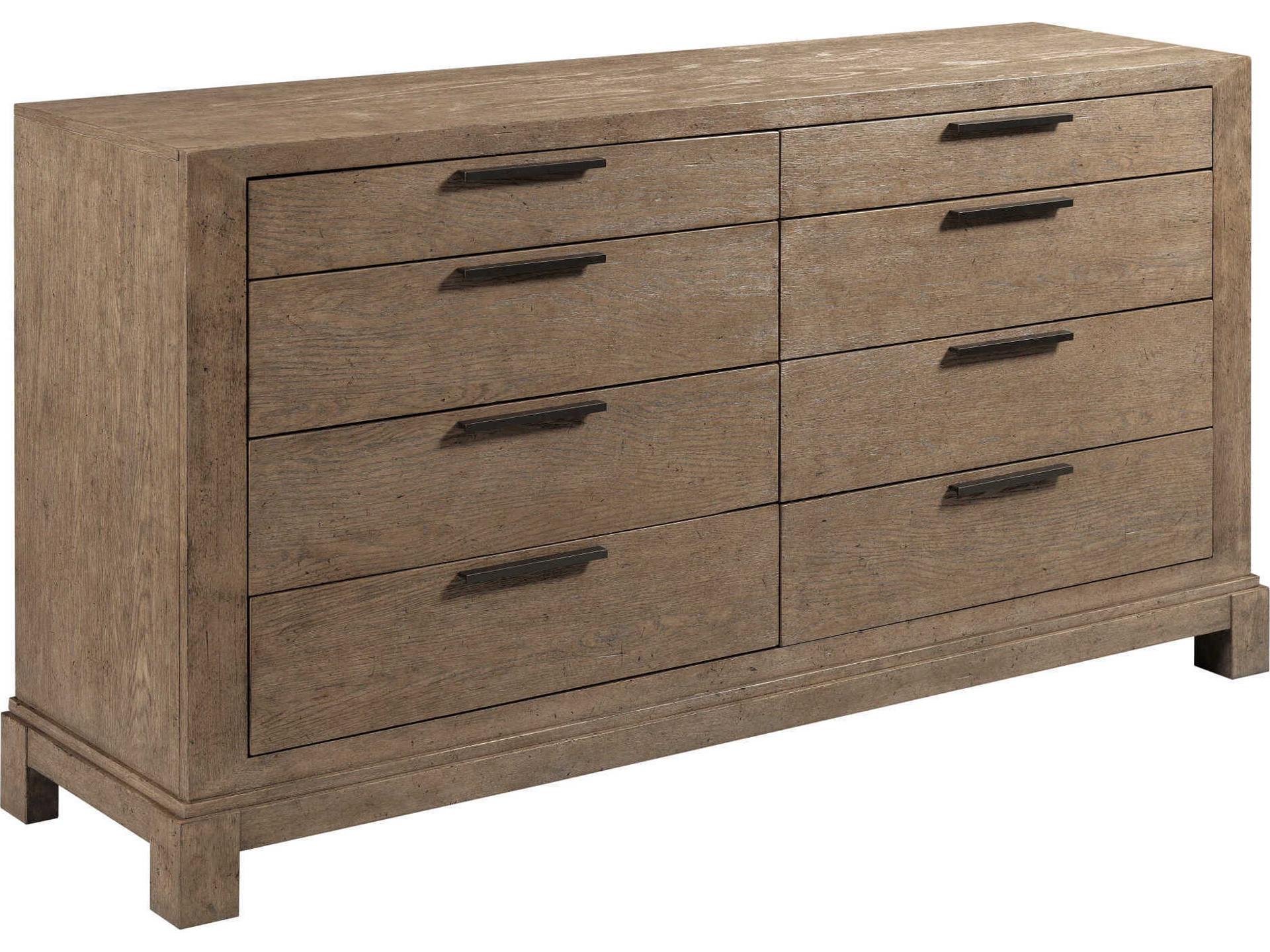 Skyline Sutton 8-Drawer Dresser in Smoke Finish