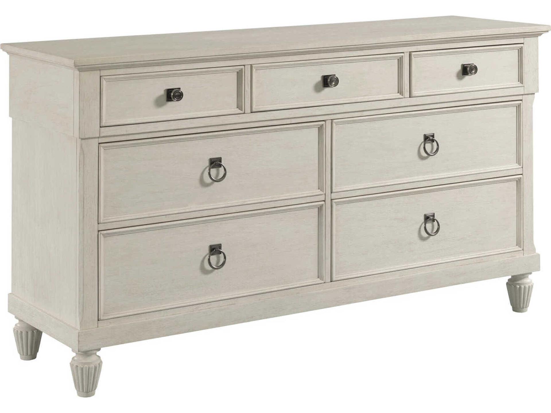 Grand Bay Saybrook 7-Drawer Dresser in Egret White