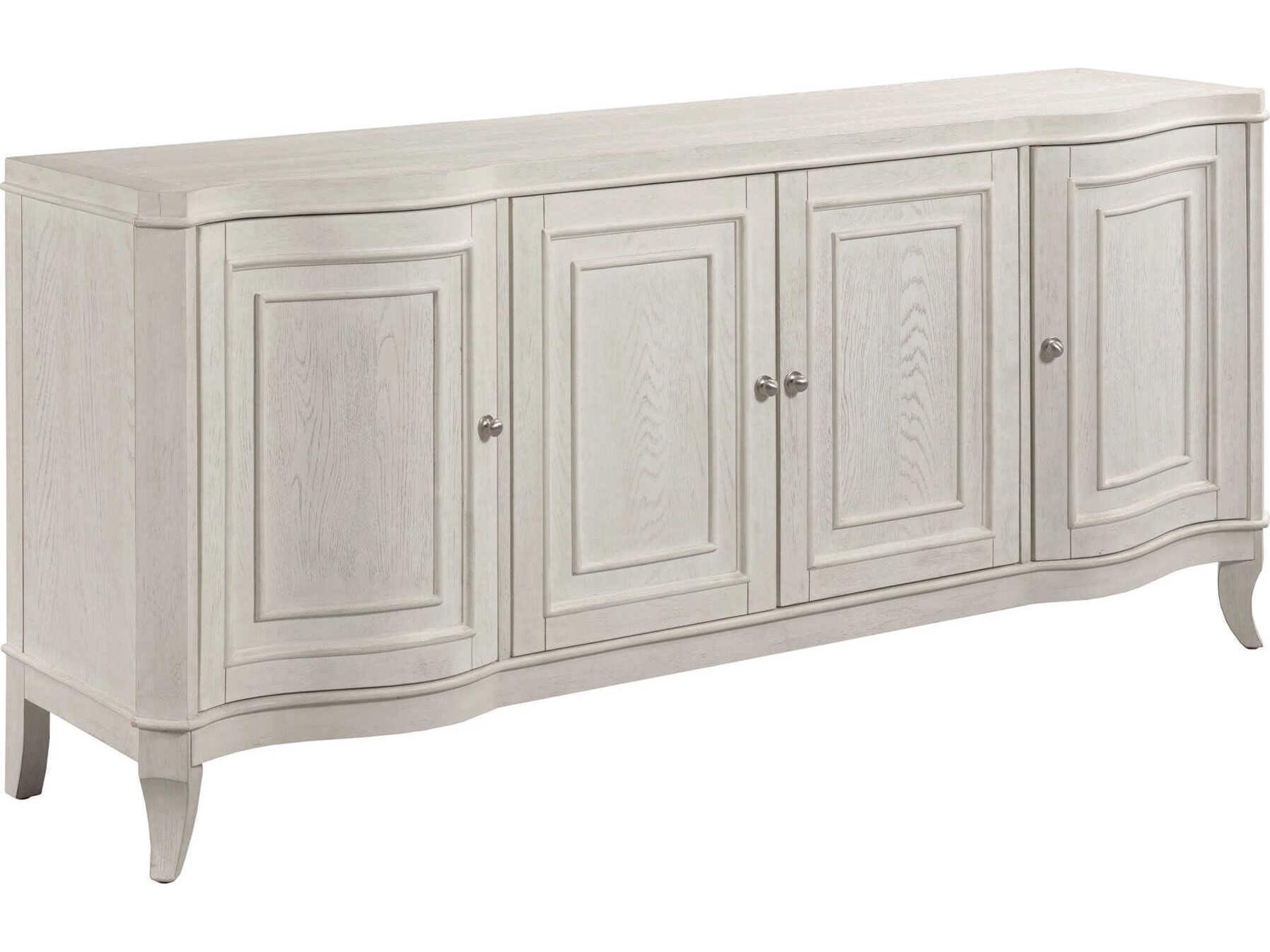 Harmony Angeline 74-Inch Entertainment Console in Eggshell White