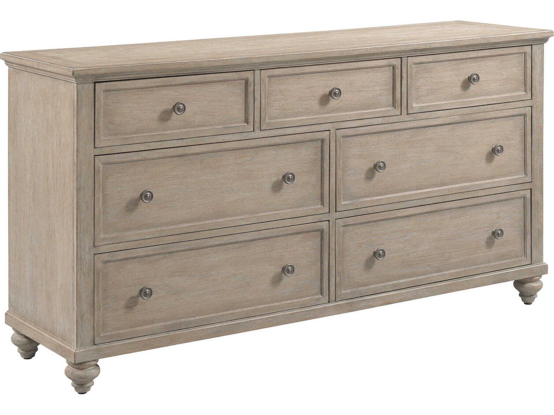 Cambric Miriam Seven Drawer Dresser in Breve Finish
