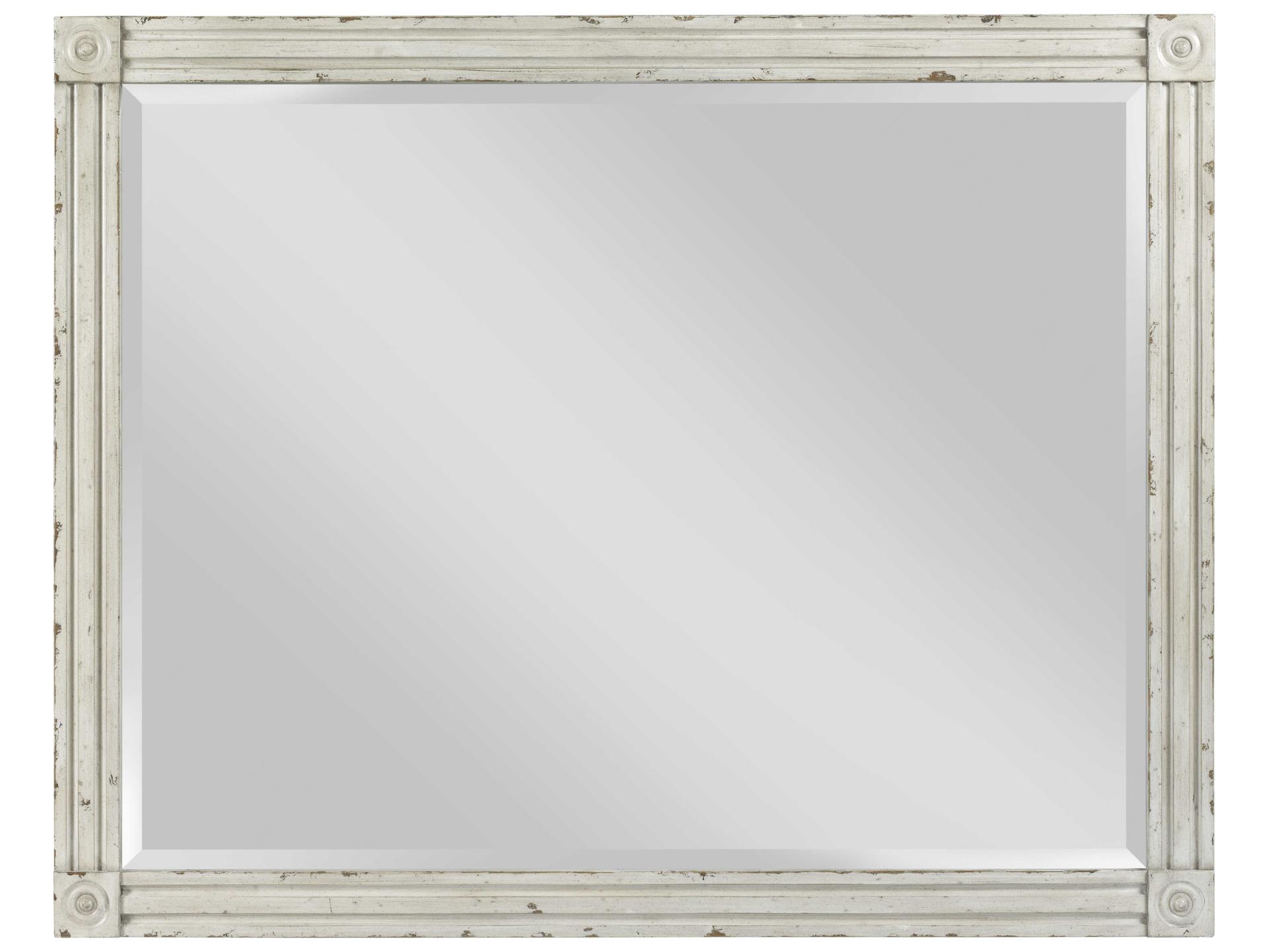 Southbury Landscape Mirror in Fossil and Parchment