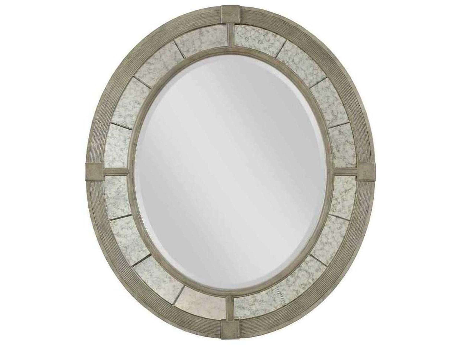 Savona Rococo Oval Mirror in Versailles Finish