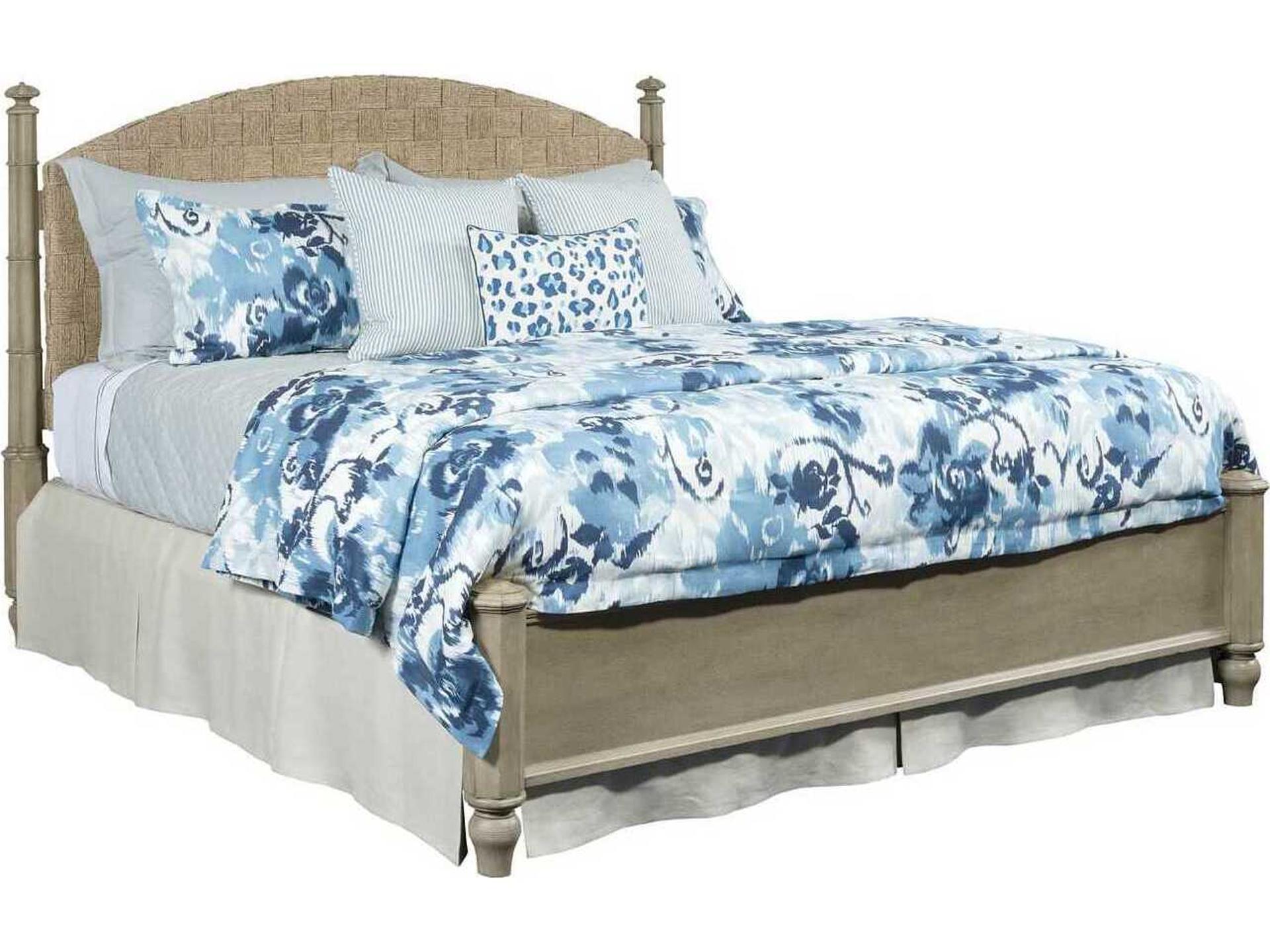 Litchfield Currituck Queen Low Post Bed in Sunwashed Finish
