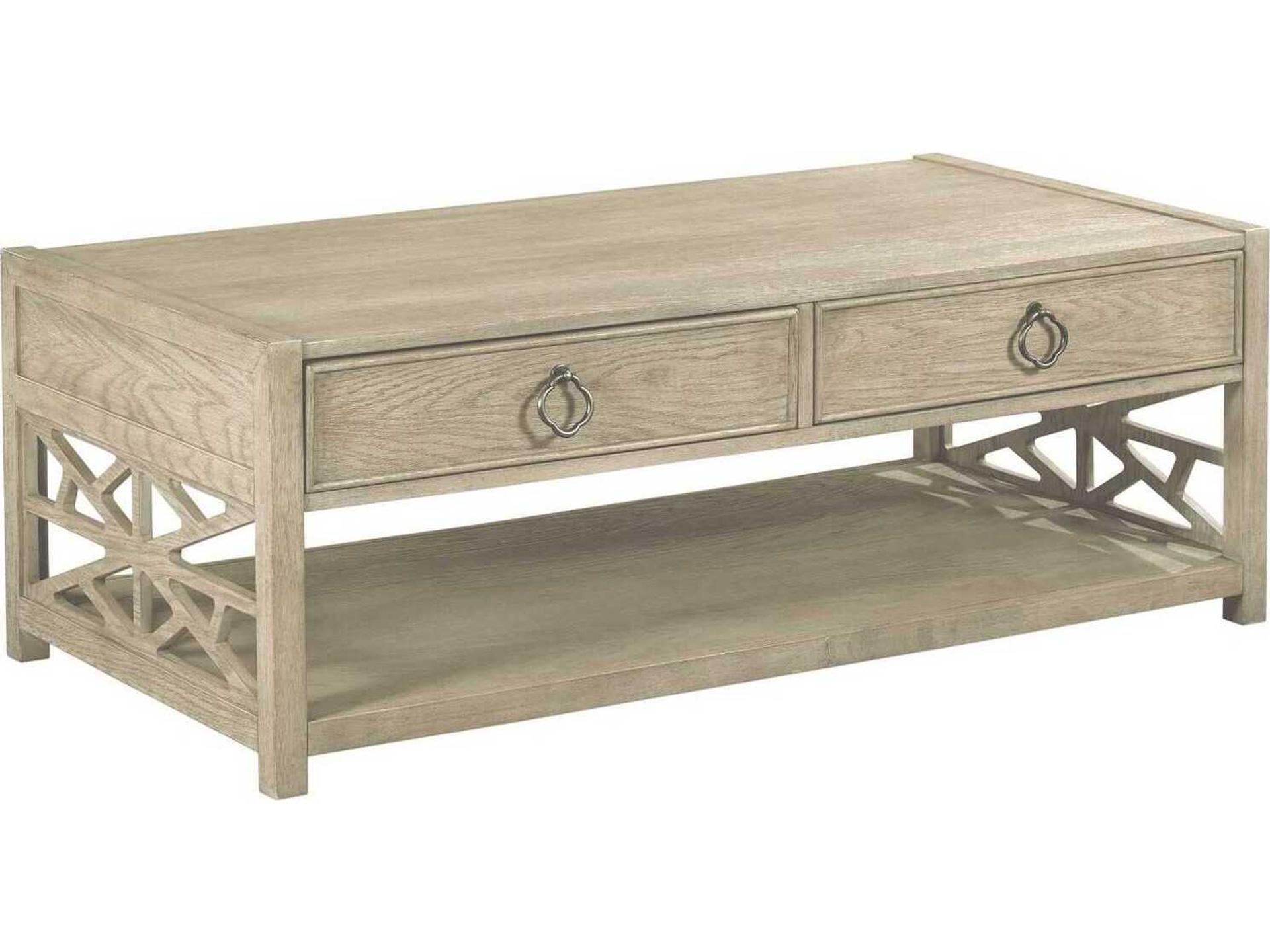 Vista Biscane Rectangle Coffee Table Soft Gray Oyster Finish