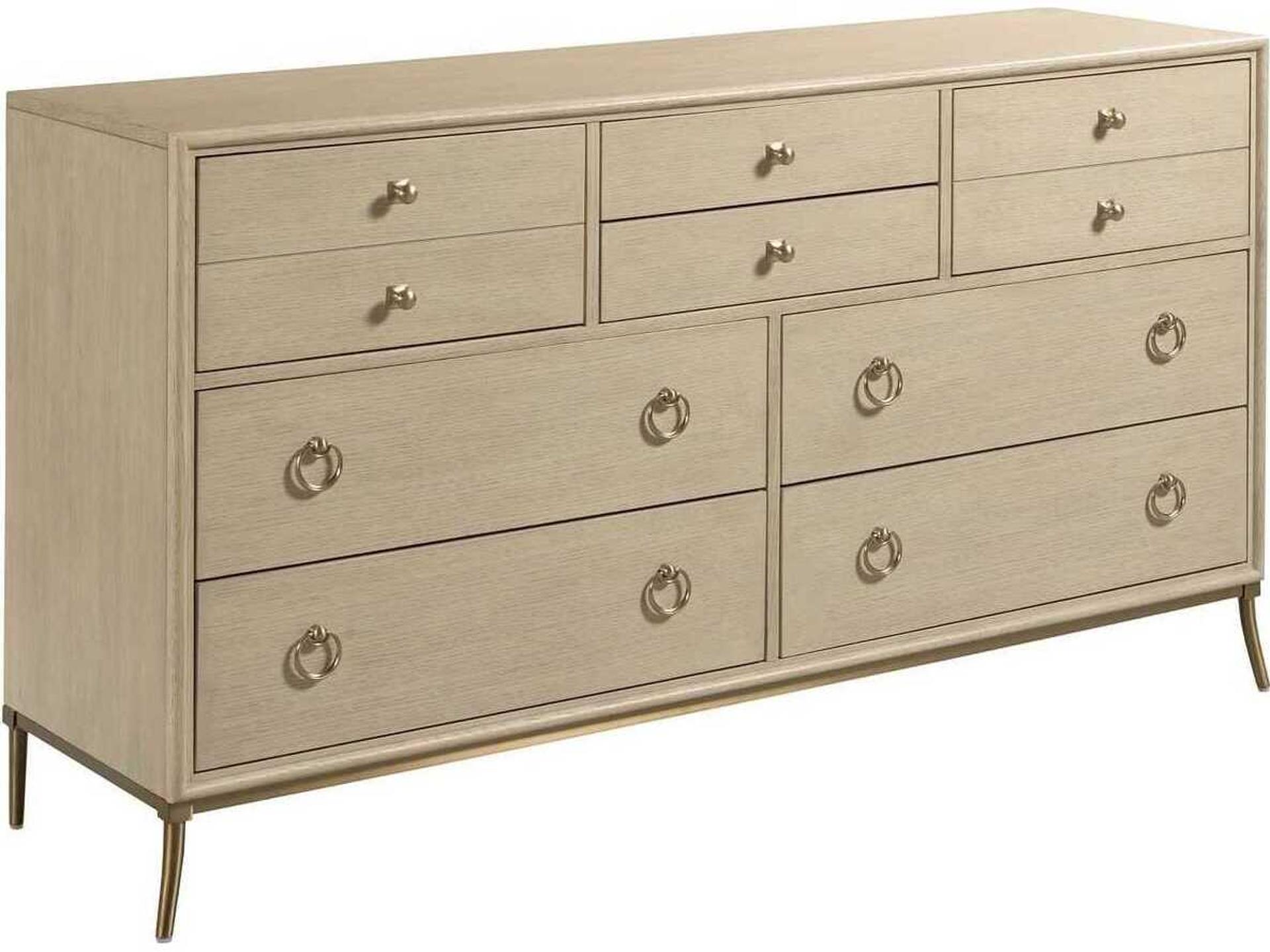 Lenox Straddella Brown Hardwood Double Dresser
