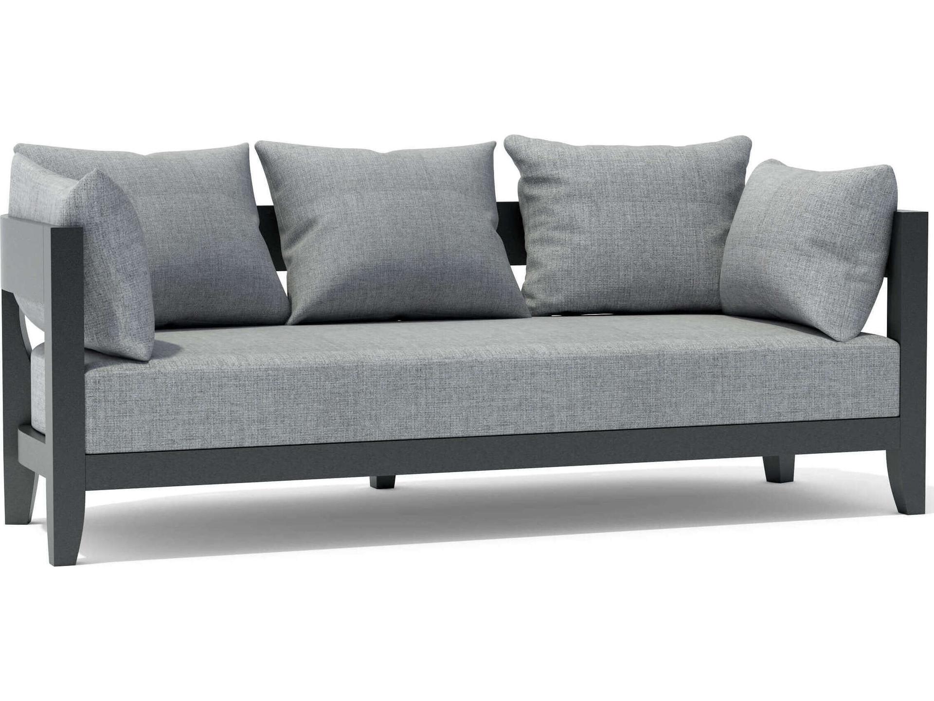 Anderson Teak Coronado Aluminum Deep Seating Outdoor Sofa