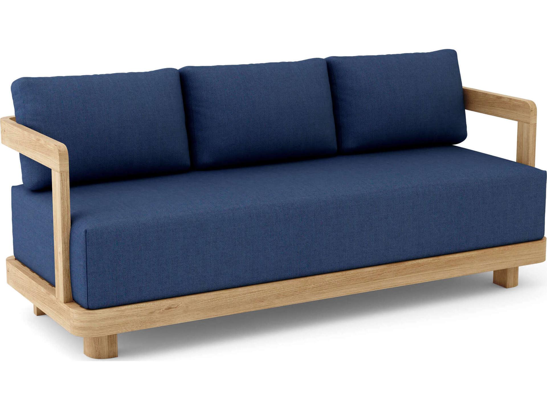 Anderson Teak Granada Deep Seating Teak Outdoor Patio Sofa