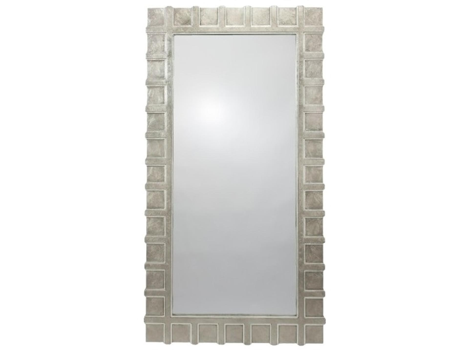 Rectangular Wall Mirror Gold Leaf Handpainted Frame