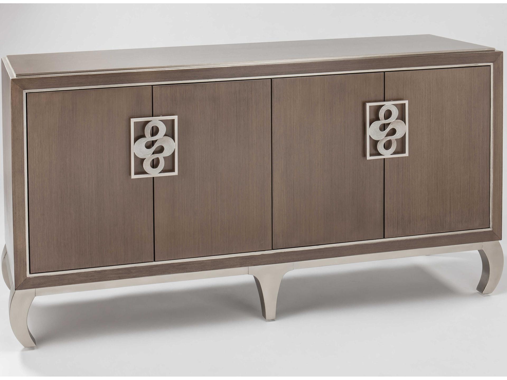 70" Champagne Silver Sideboard