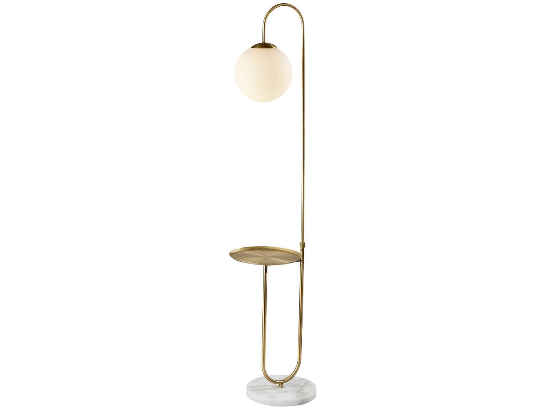 Dune Floor Lamp with Natural Wood and Crinkle Paper Shade