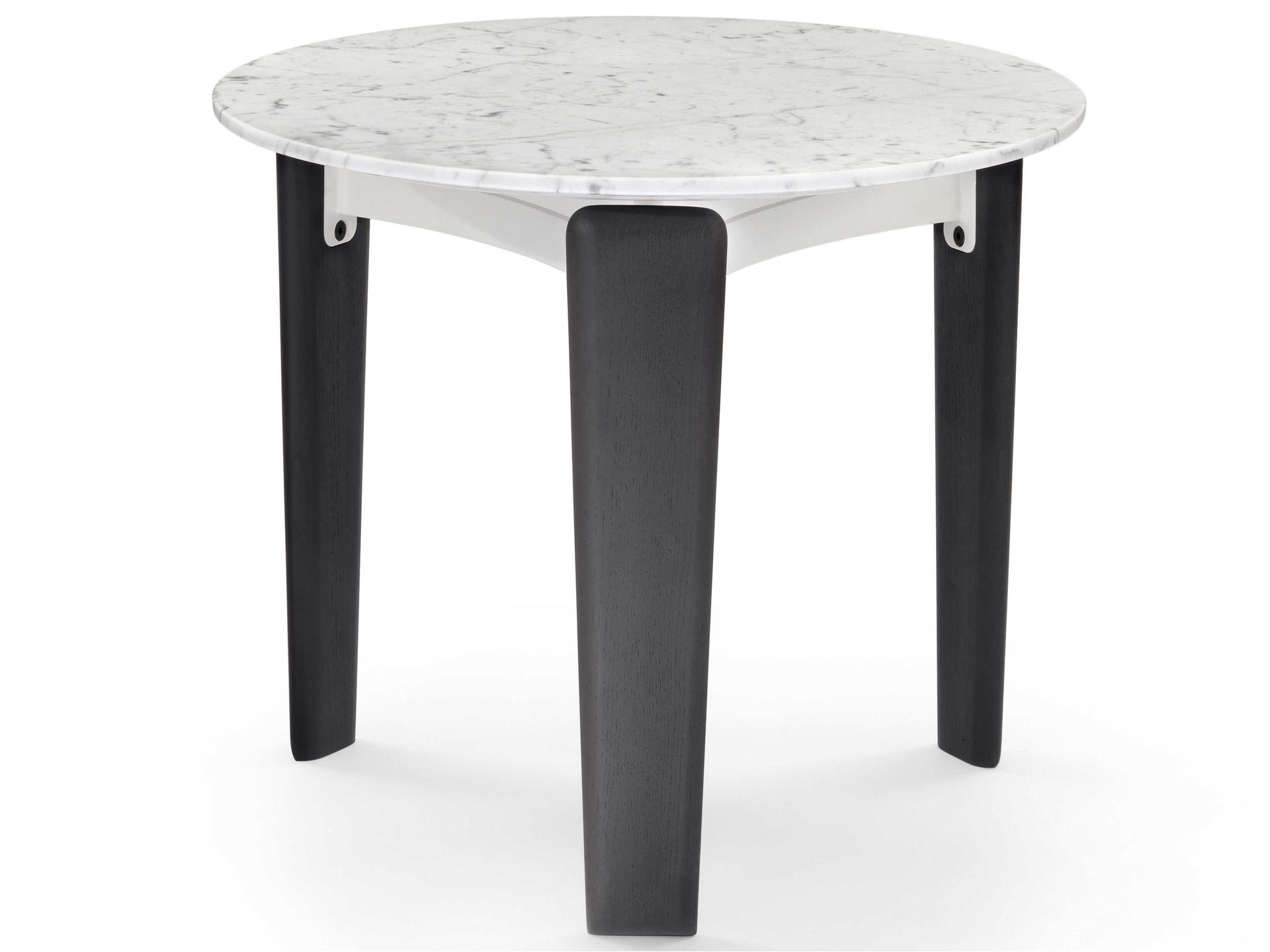 Tablet Round Marble End Table