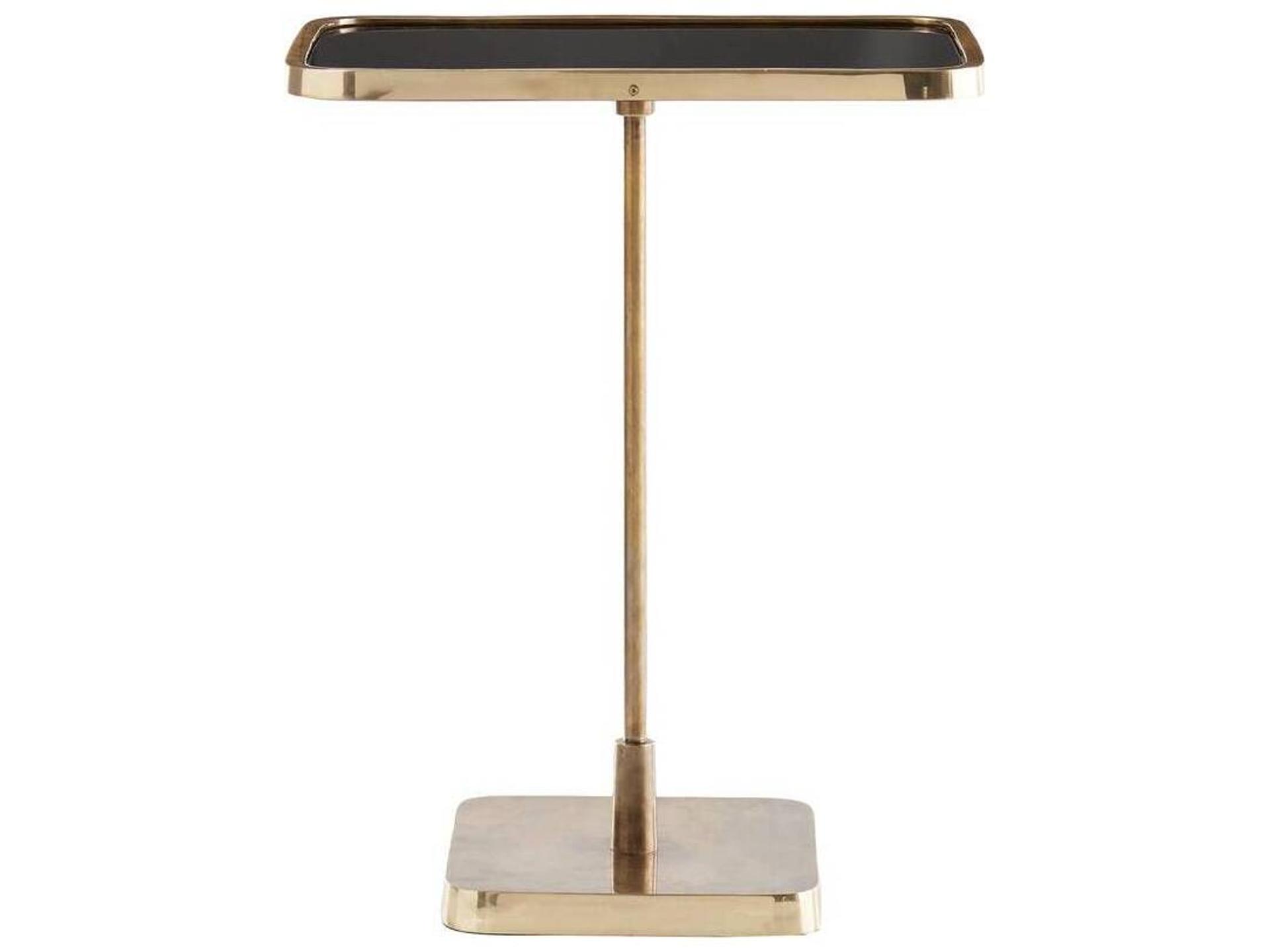Kaela Rectangle Accent Table Vintage Brass