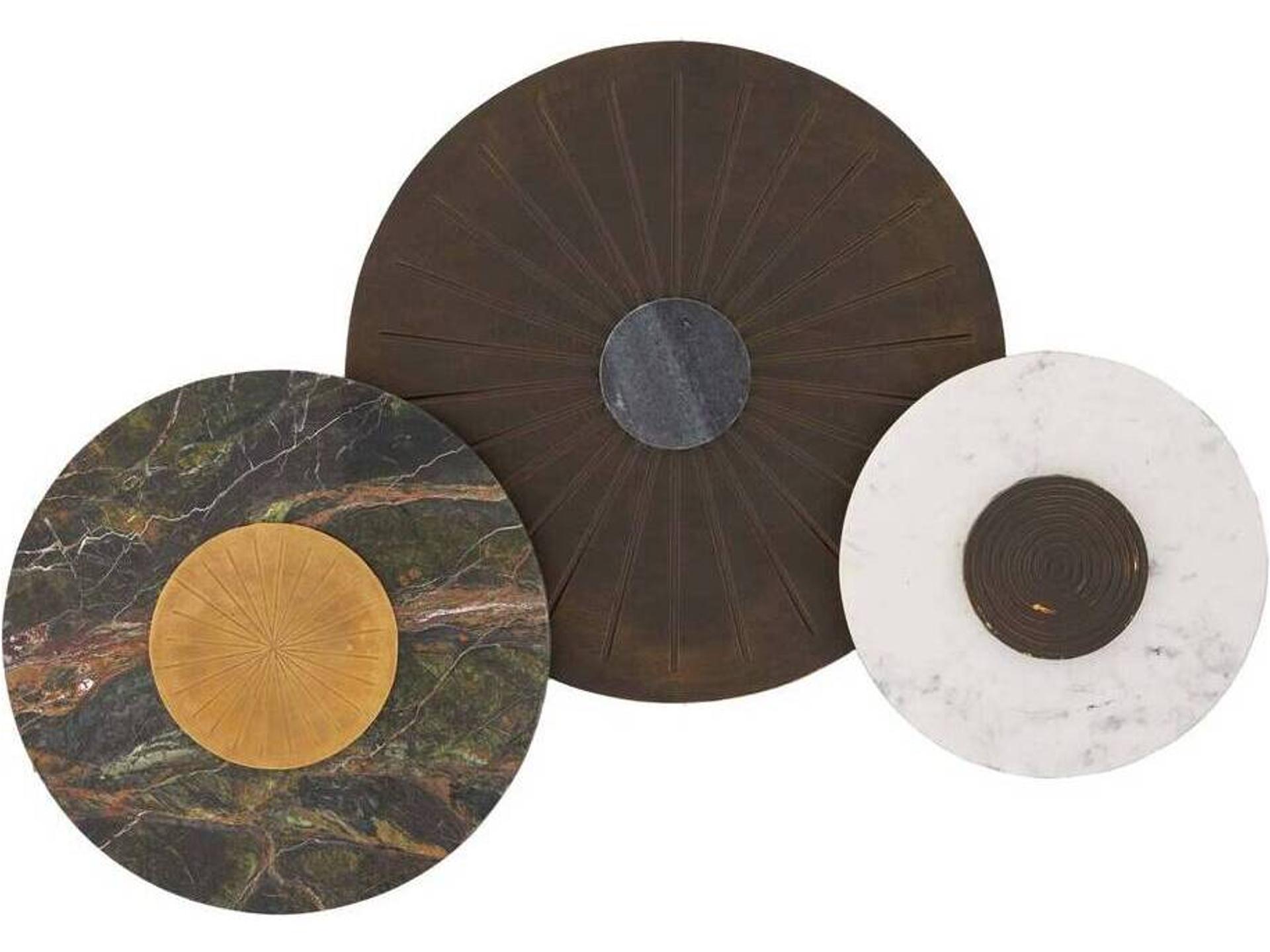 Arteriors Home Rhodes Wall Plaques Set of 3