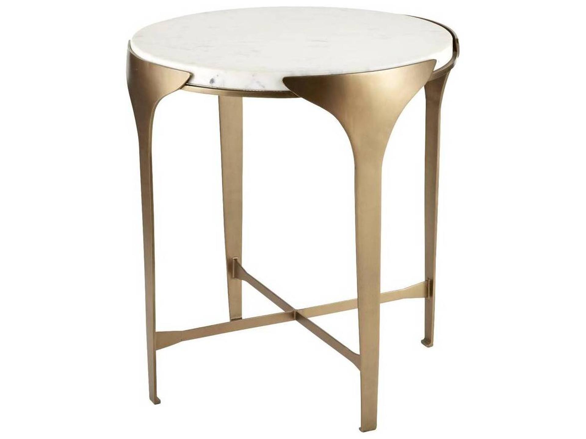 Arteriors Janine End Table Art Deco Inspired