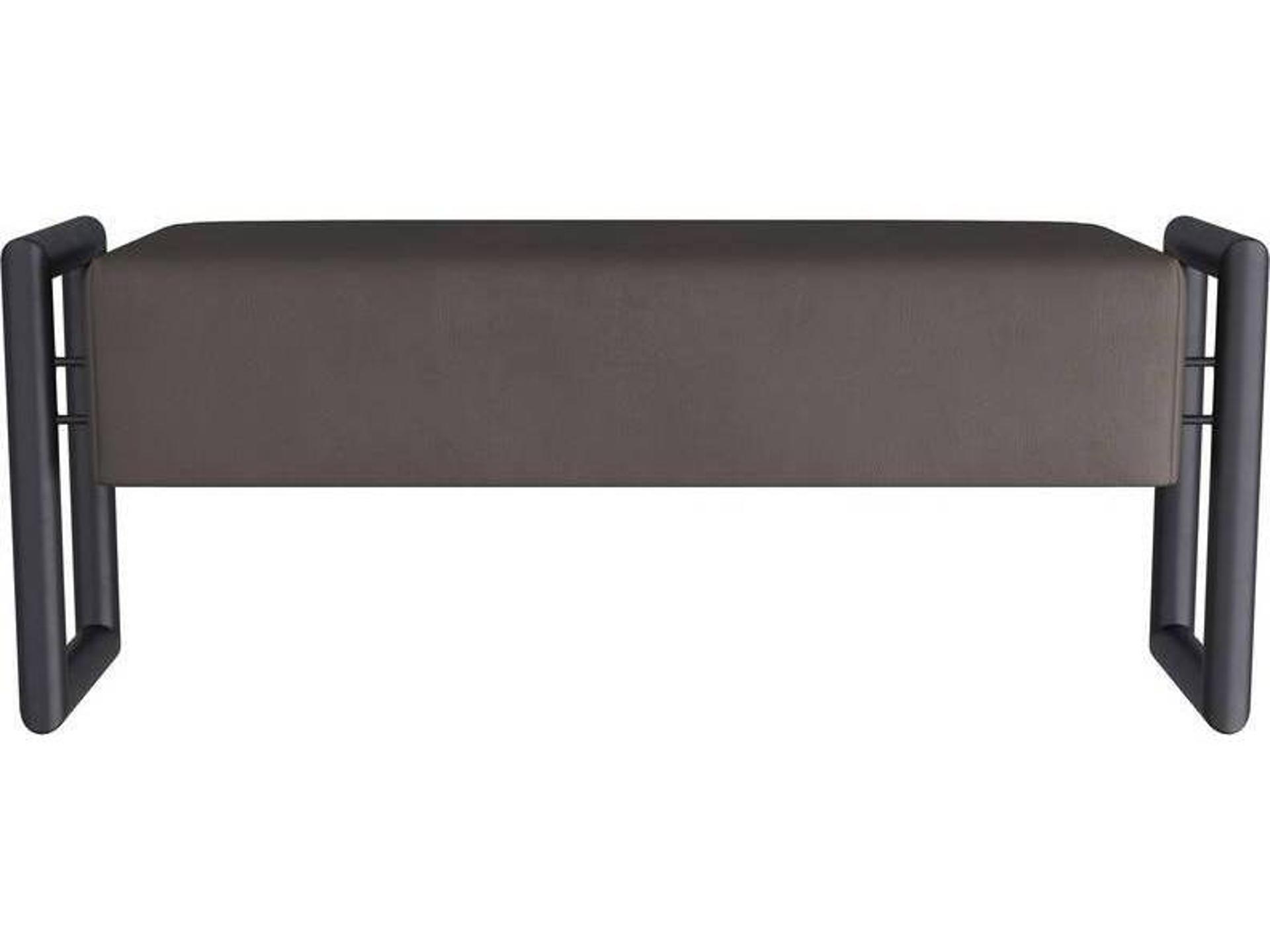 Willcox Leather Bench Modern