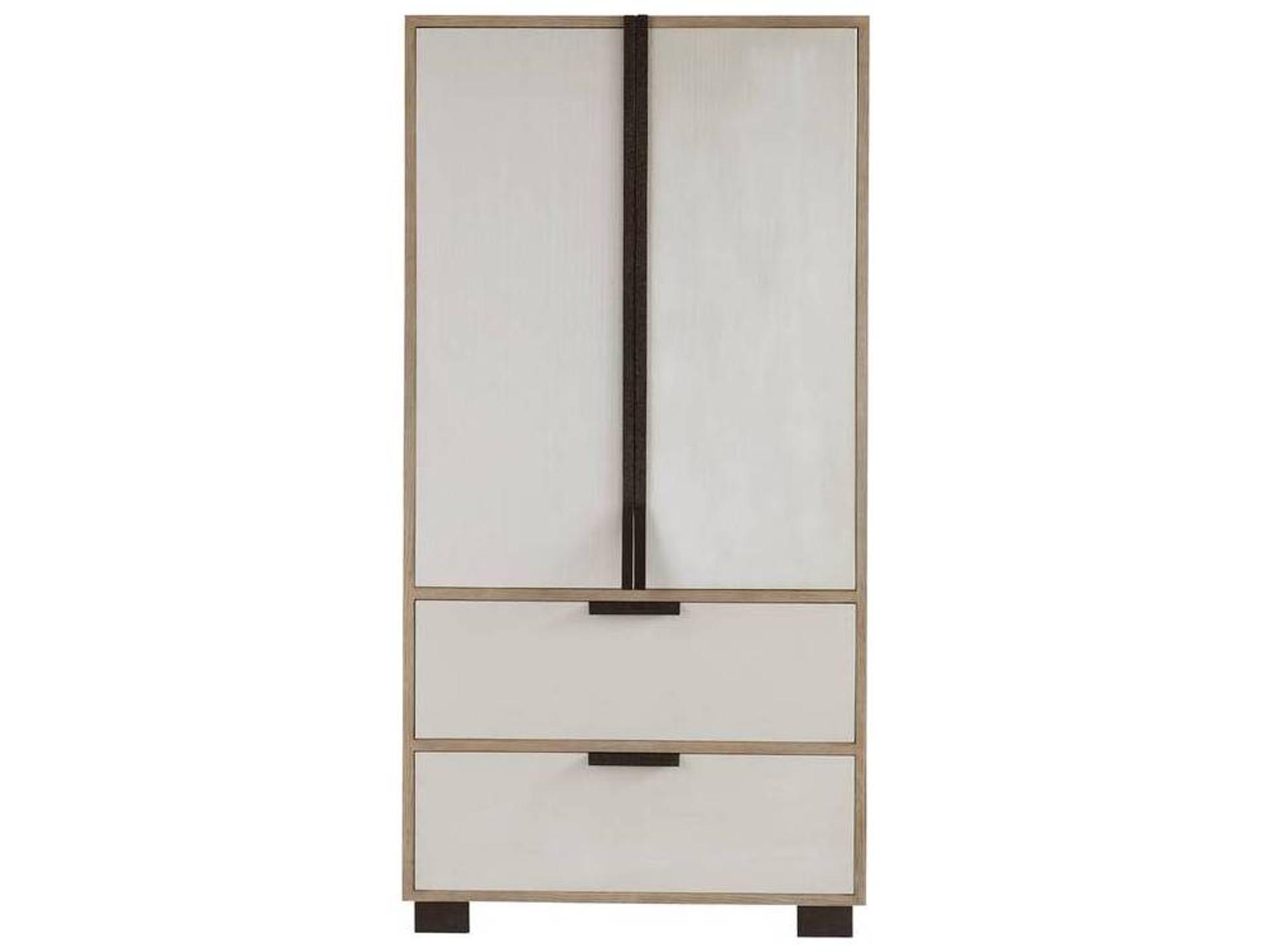 Dorsey Cabinet Smoked Oak and Seagrass