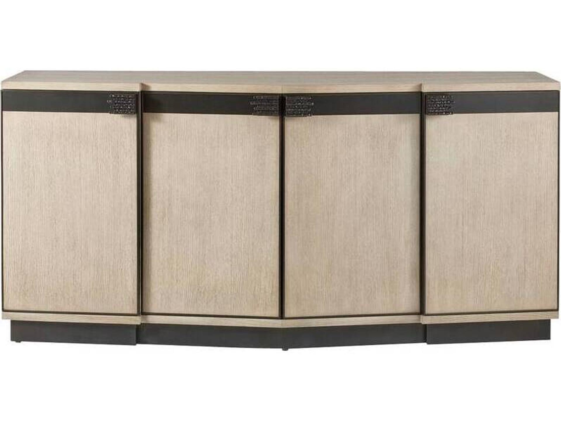 Arteriors Cyrus Credenza Smoke Oak Veneer Sideboard