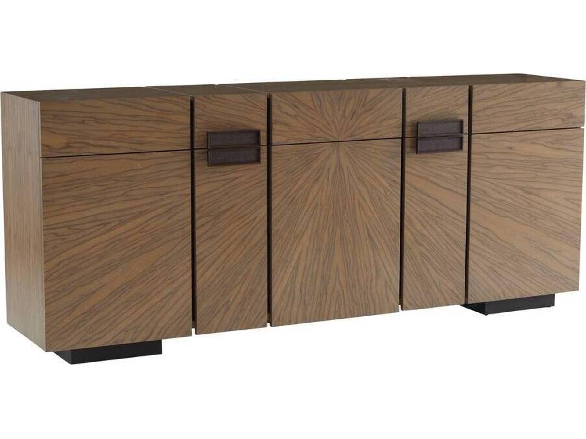 Arteriors Lafayette Credenza in Chateau Gray and Bronze