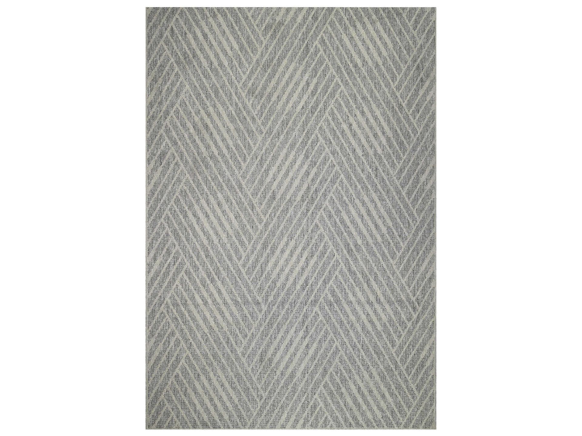 Maryland Collection Cream Polypropylene Indoor Outdoor Area Rug