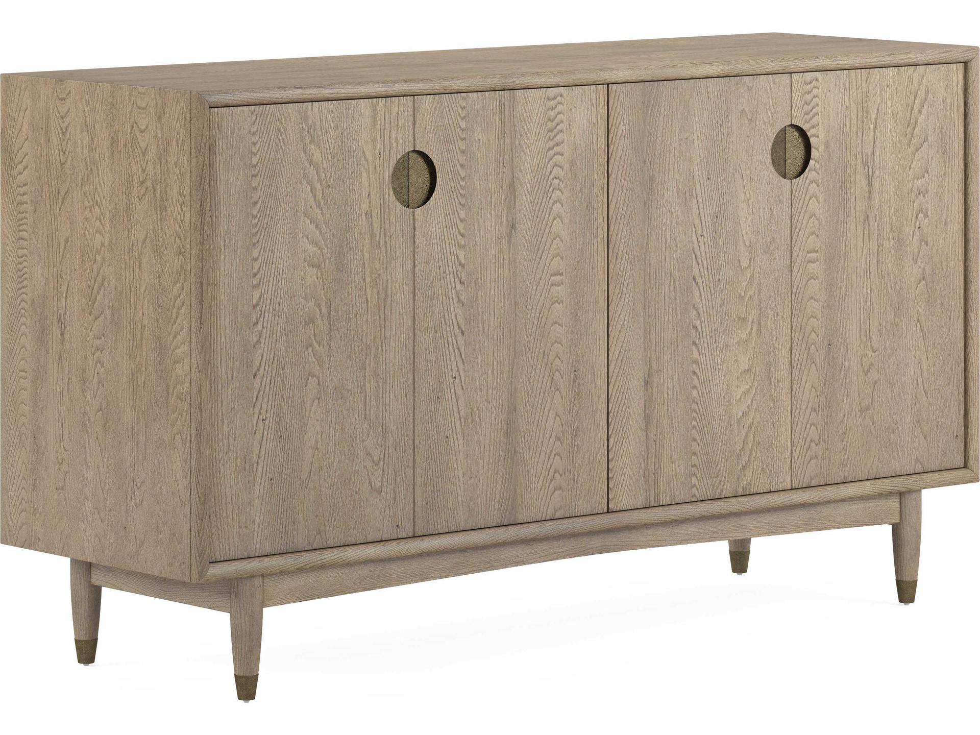 Finn Mid-Century Modern Credenza Sideboard in Tawny