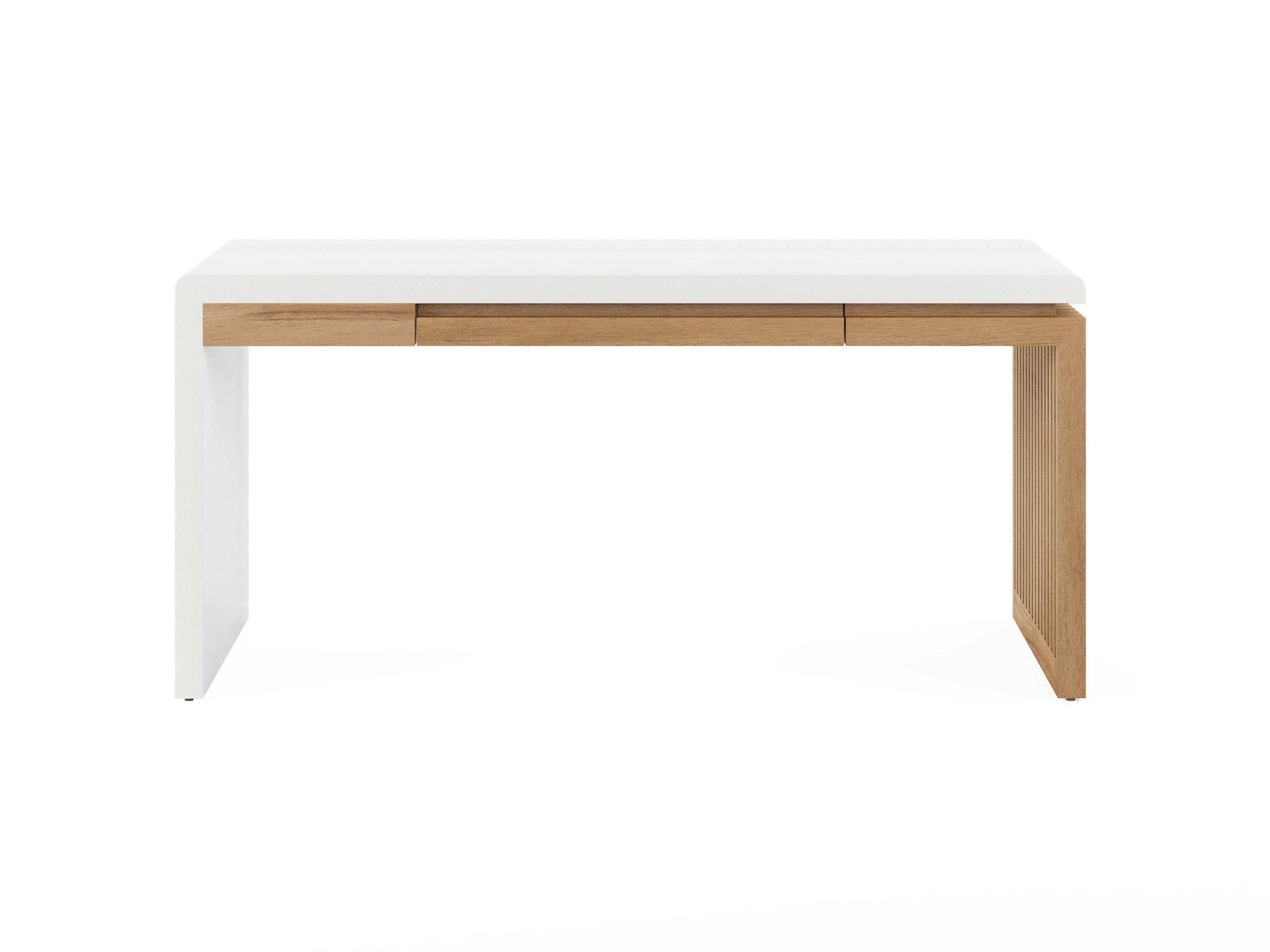 A.R.T. Furniture Portico Sienna White Parrawood Writing Desk