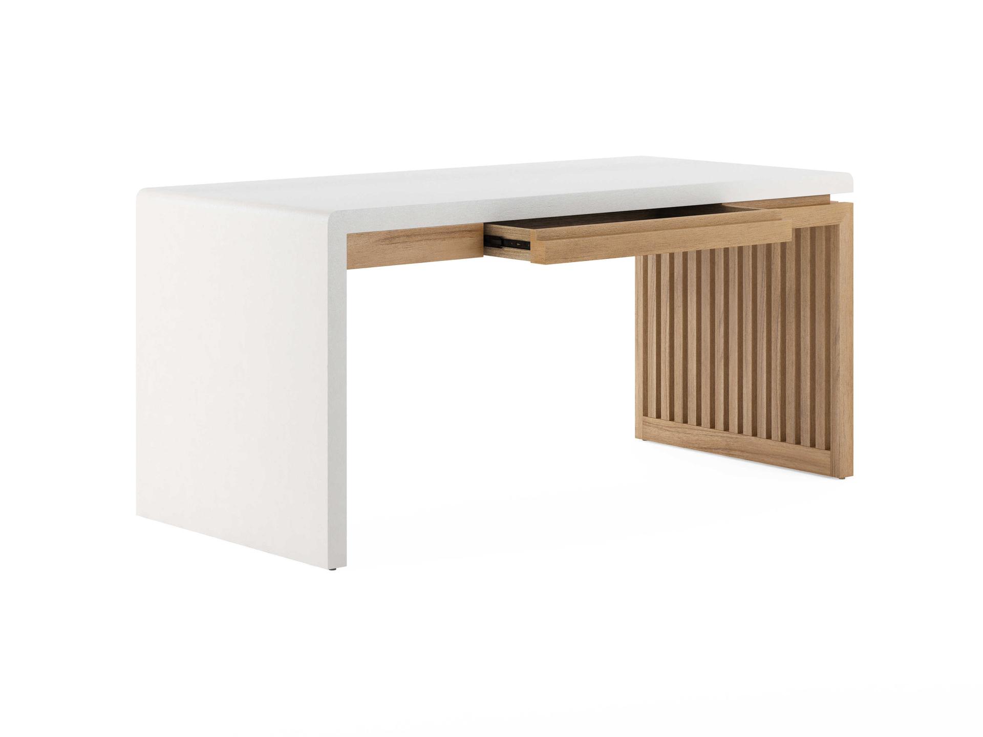 A.R.T. Furniture Portico Sienna White Parrawood Writing Desk