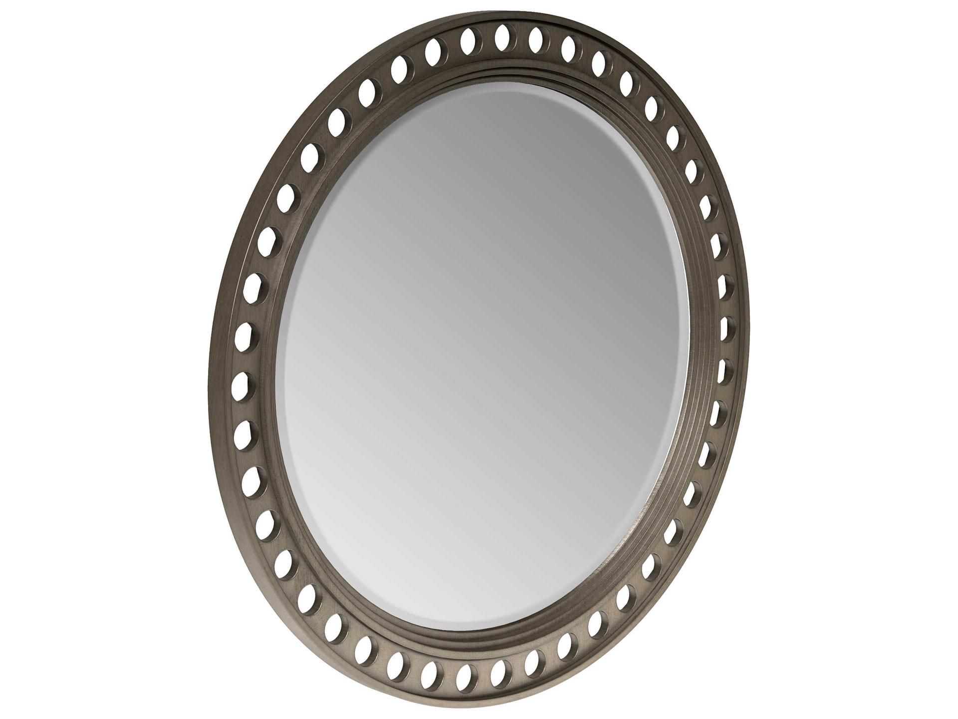 Cove Round Mica Wall Mirror