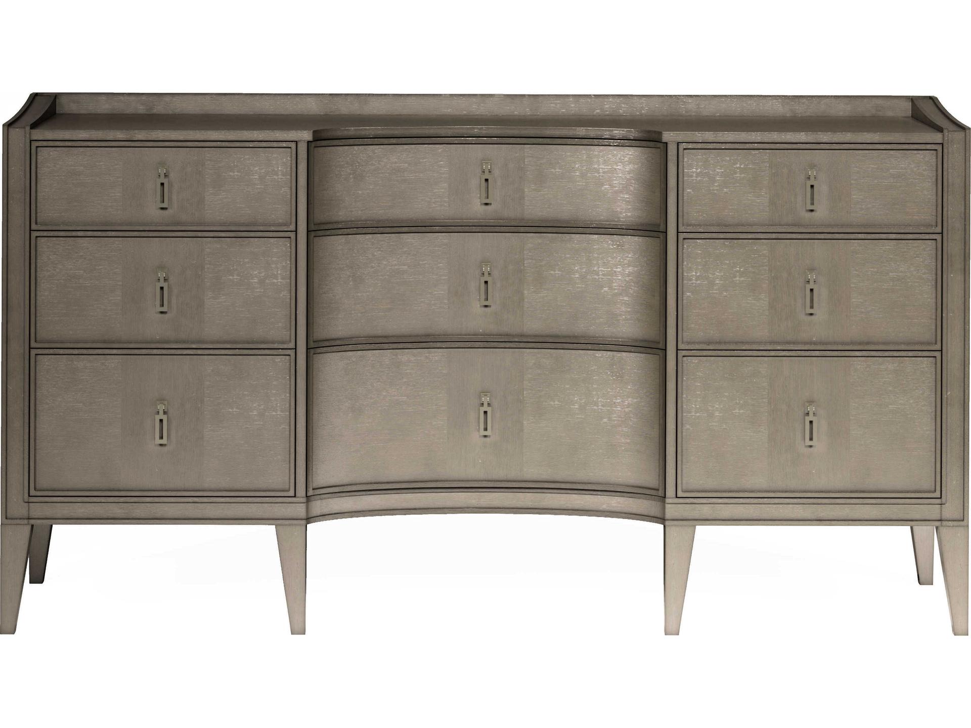 A.R.T. Furniture Cove 9-Drawers Silver Rubberwood Triple Dresser