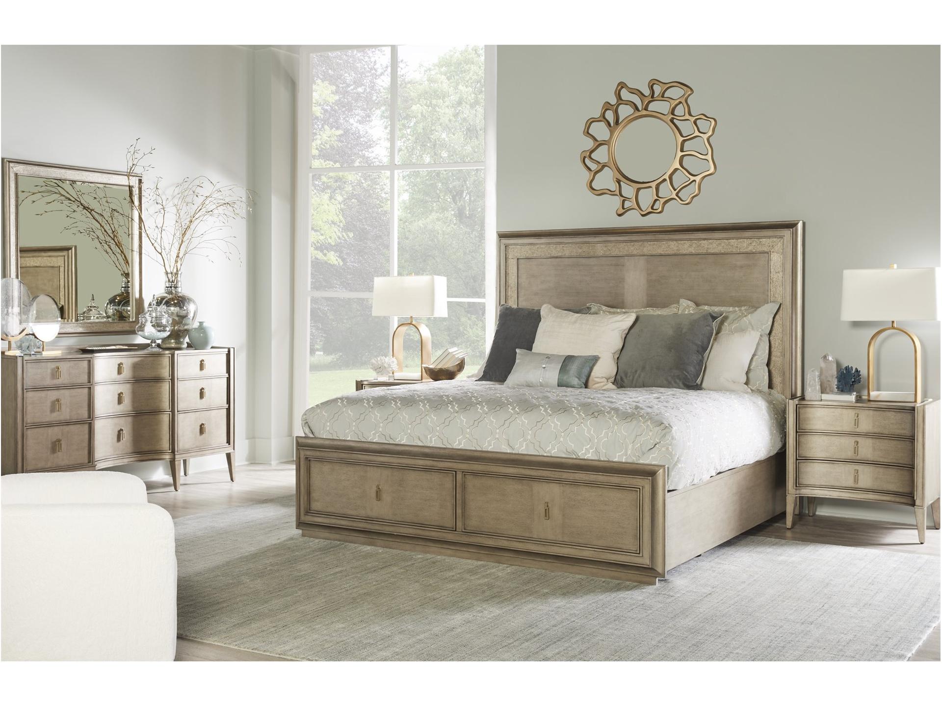 A.R.T Furniture Cove Light Brown Wood Bedroom Set