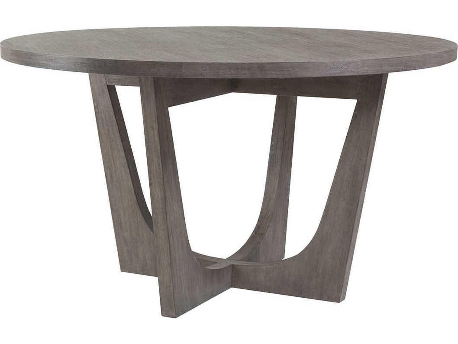 Home Brio 54-Inch Round Dining Table in Grigio Finish