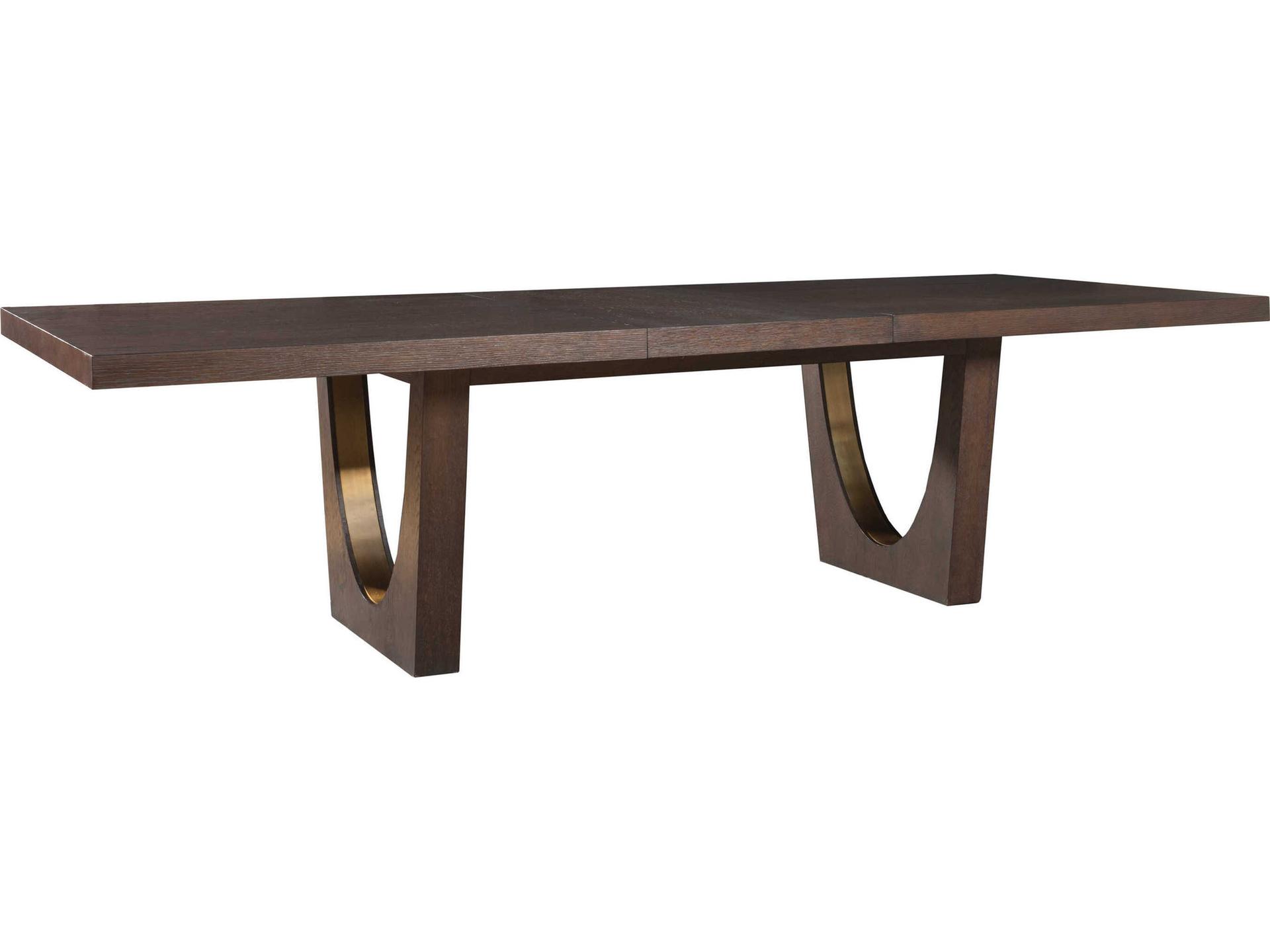Artistica Verbatim Rectangular Wood Dark Brown Dining Table