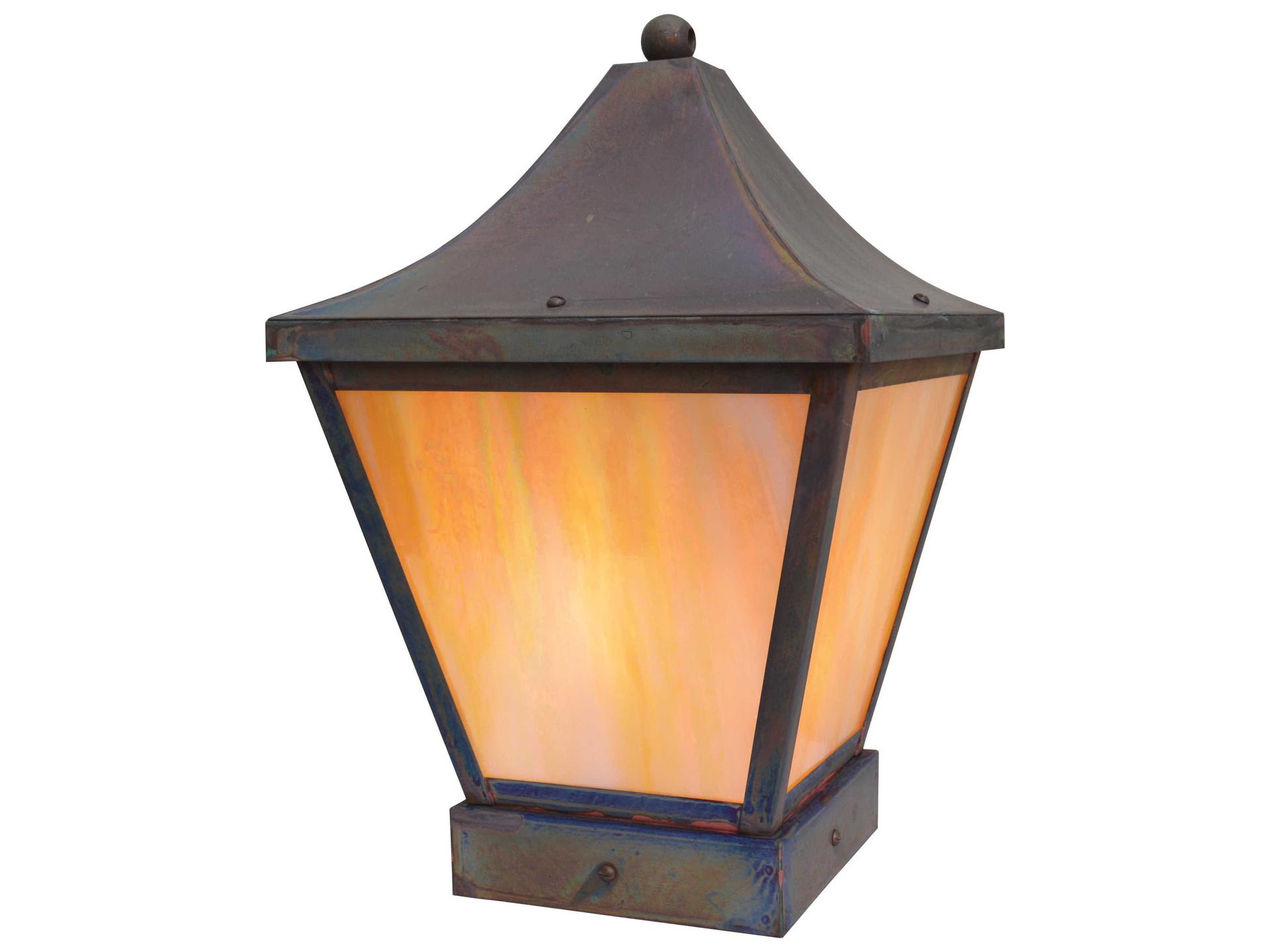 Nantes 3-Light Outdoor Column Mount