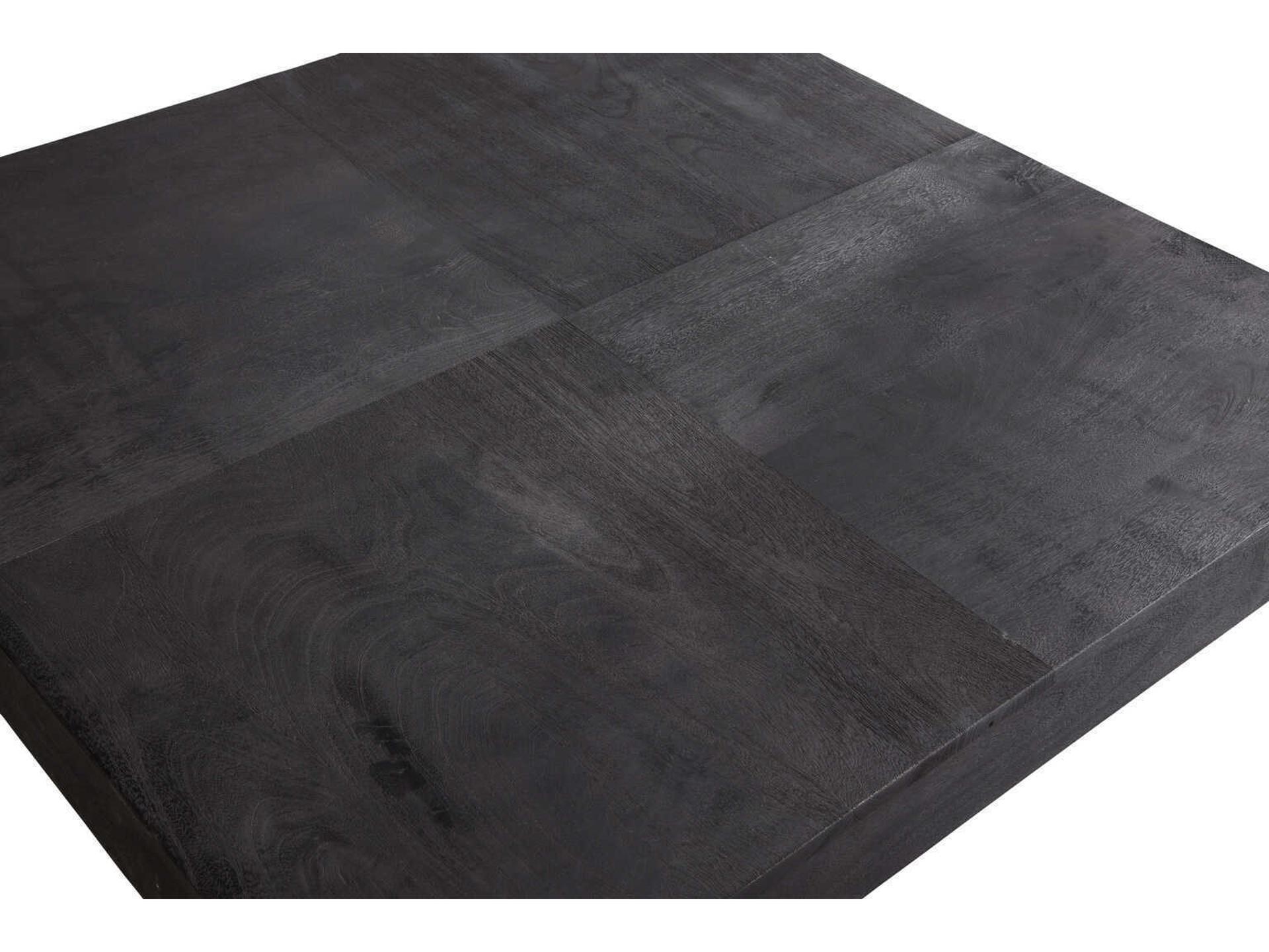 Bassett Mirror Padula Square Wood Dusty Black Cocktail Table