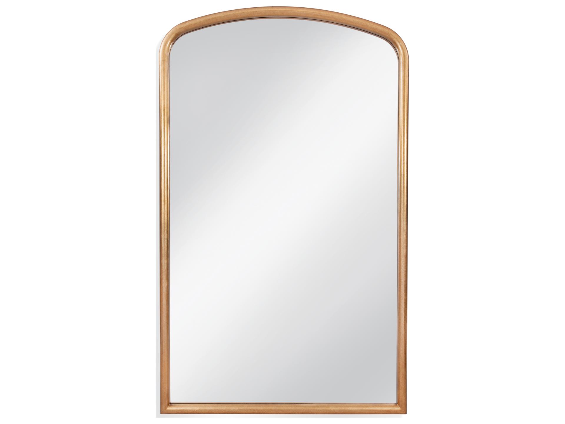 Brookings Louis Philippe Floor Mirror in Antique Gold Leaf