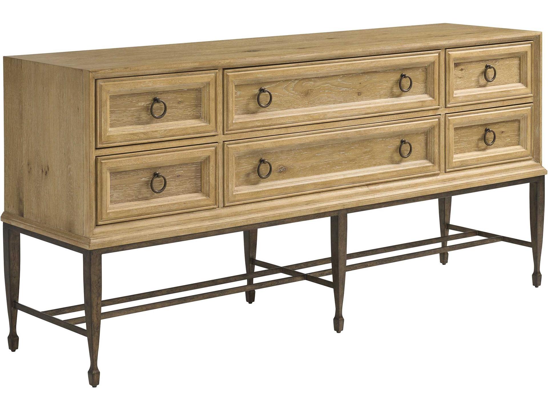 Montecito Birnam 75-Inch Oak Wood Sideboard