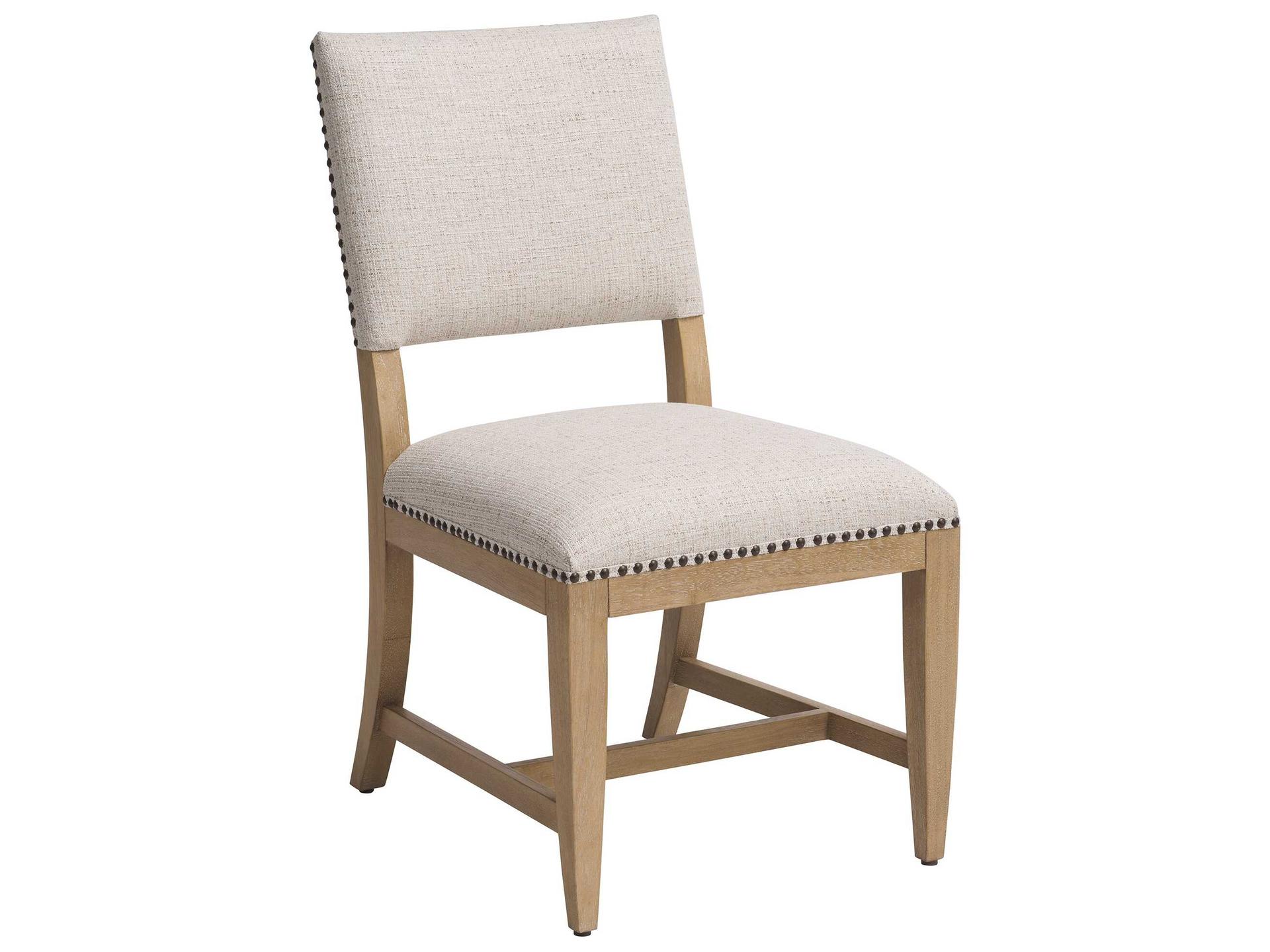 Montecito Colburn Beige Upholstered Armless Dining Chair