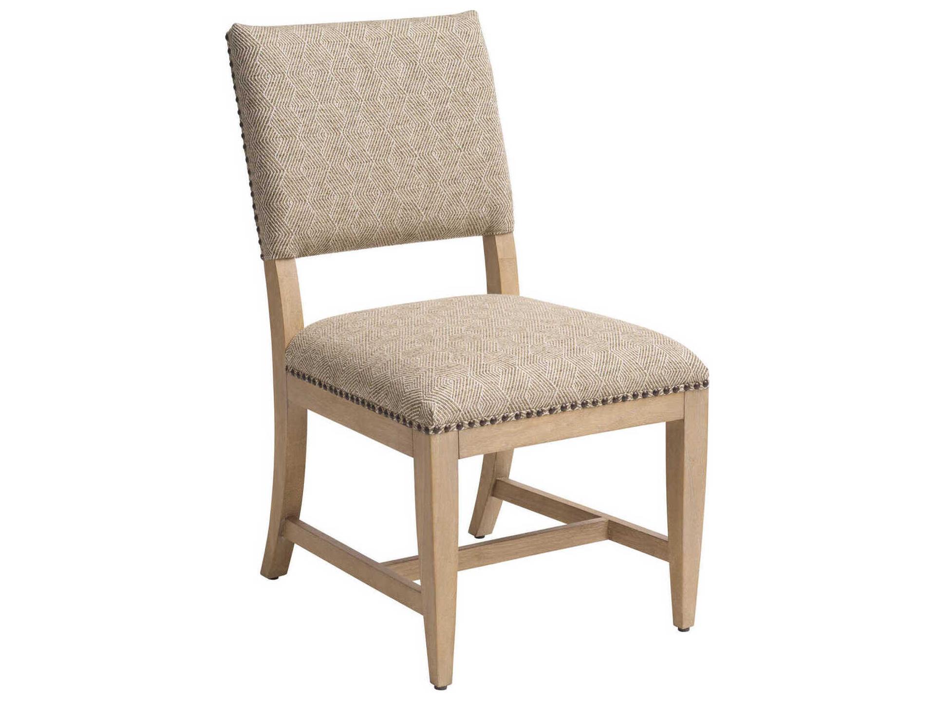 Montecito Colburn Brown Upholstered Armless Dining Chair