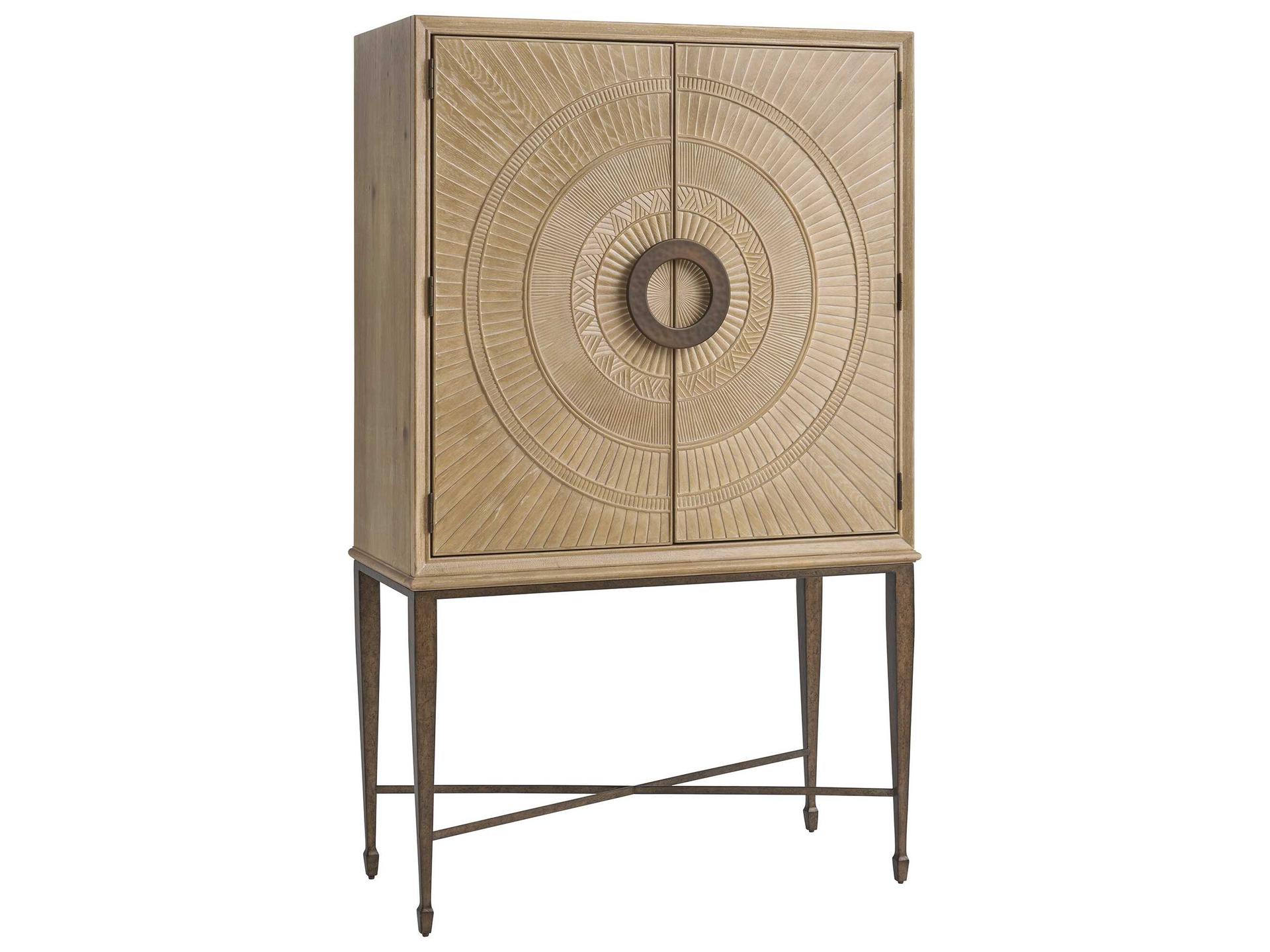 Montecito Hammond Bar Cabinet in Hammond Brown