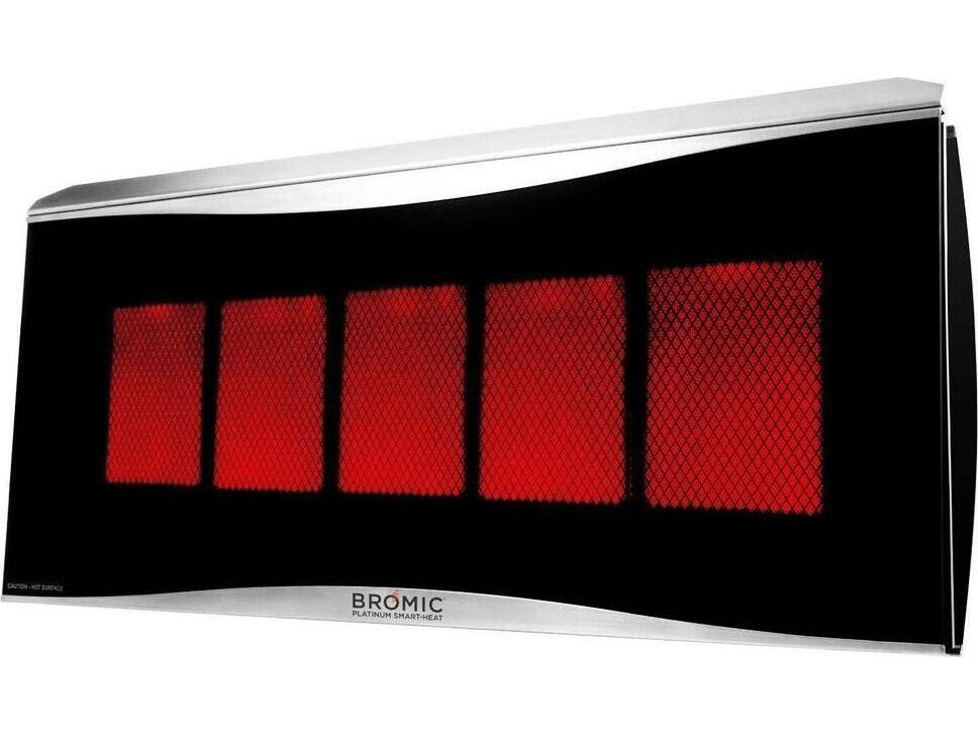 Platinum 500 Series 39800 BTU Liquid Propane Radiant Heater in Black Stainless