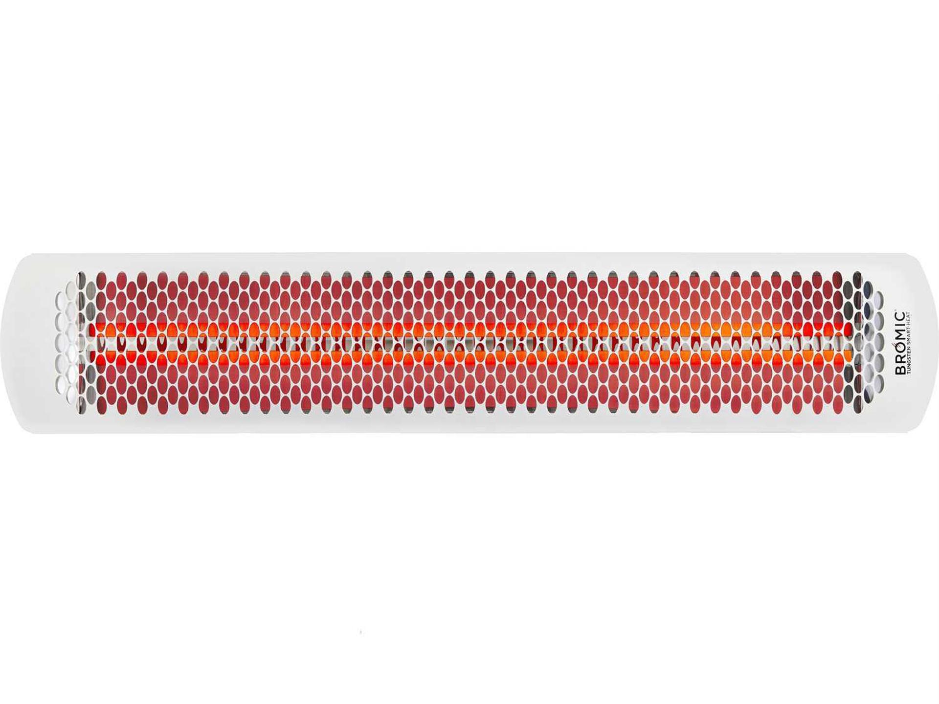 4000W Tungsten Smart-Heat Electric Outdoor Heater in White