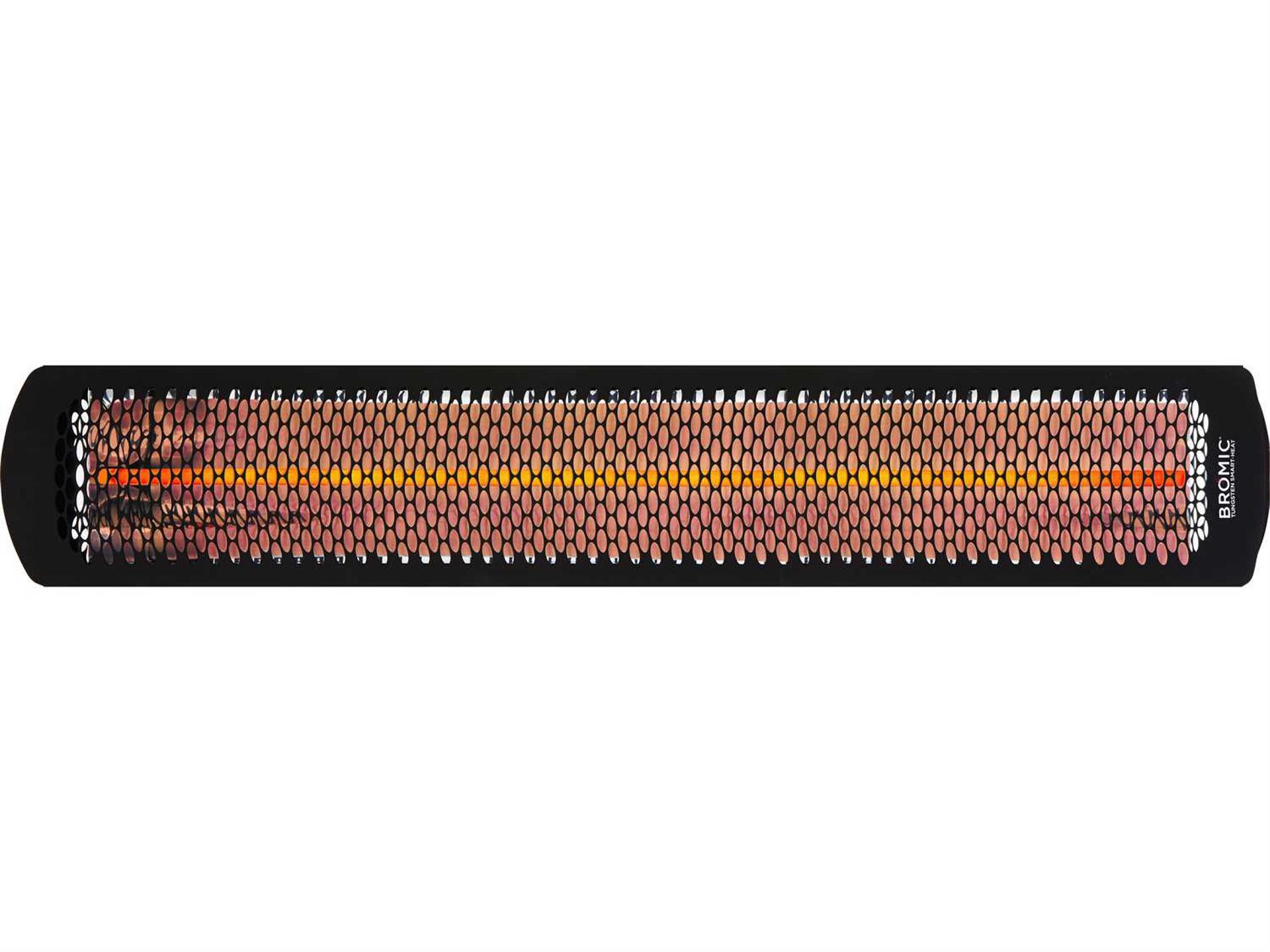 Tungsten Smart-Heat Electric 3000W Outdoor Patio Heater in Black