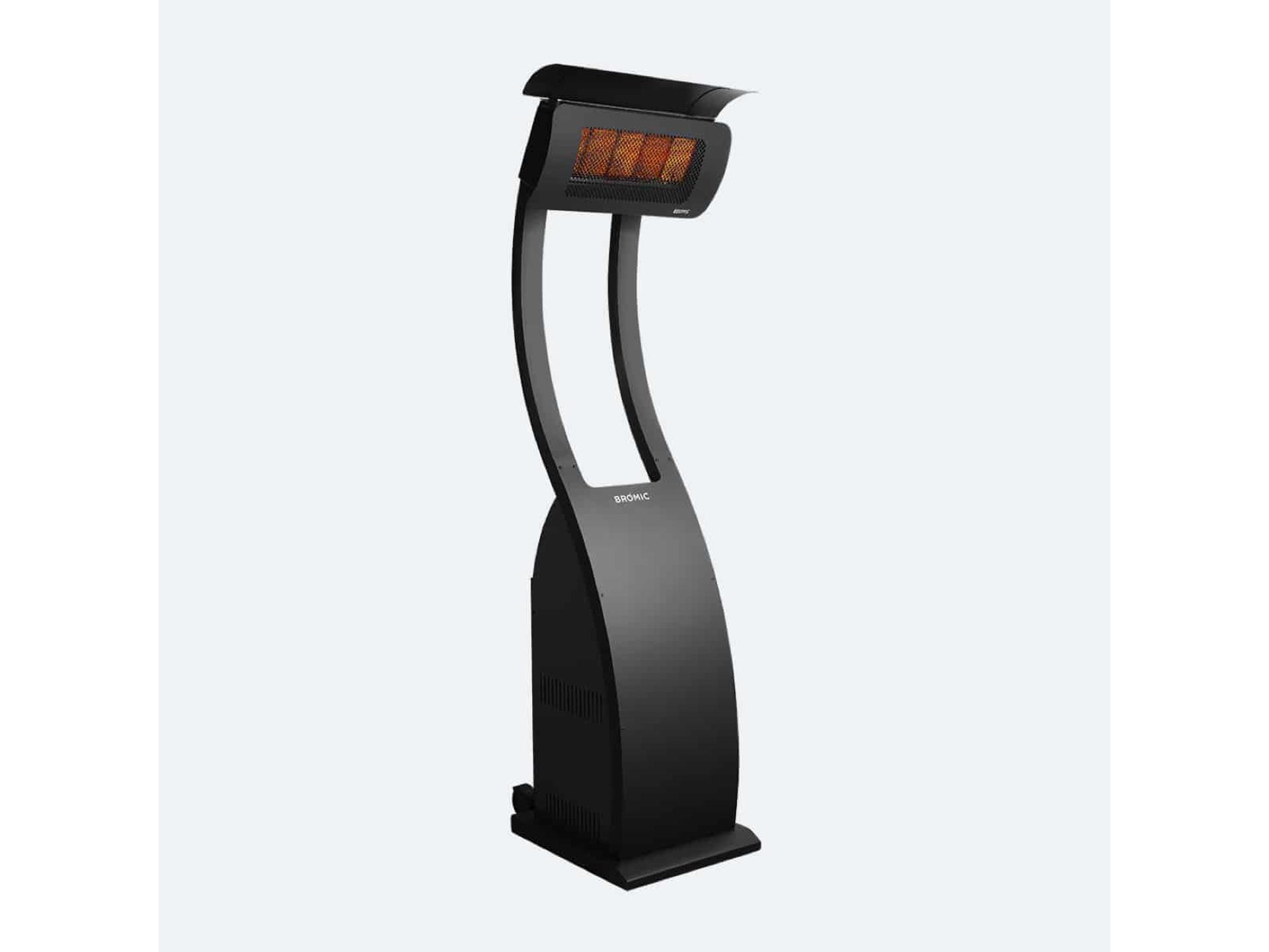 Tungsten Smart-Heat Portable Natural Gas Patio Heater Black