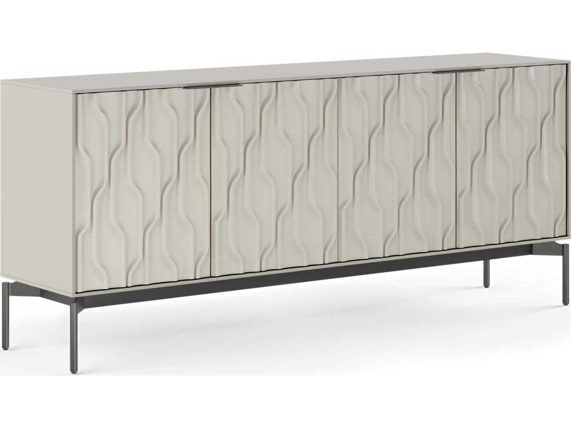 Storage Credenza Mesa Stone Brushed Carbon