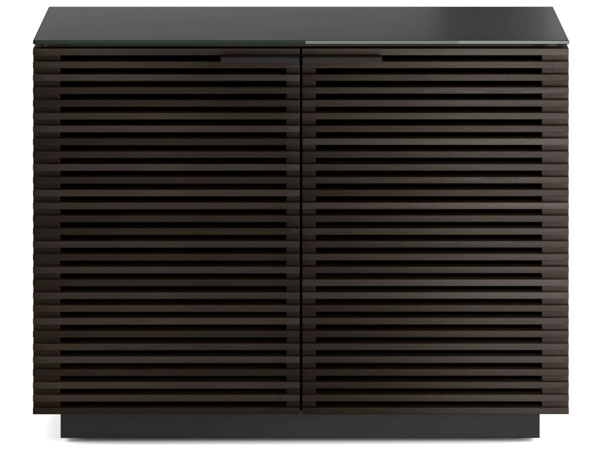 Corridor Charcoal Stained Ash Black Hardwood Accent Chest
