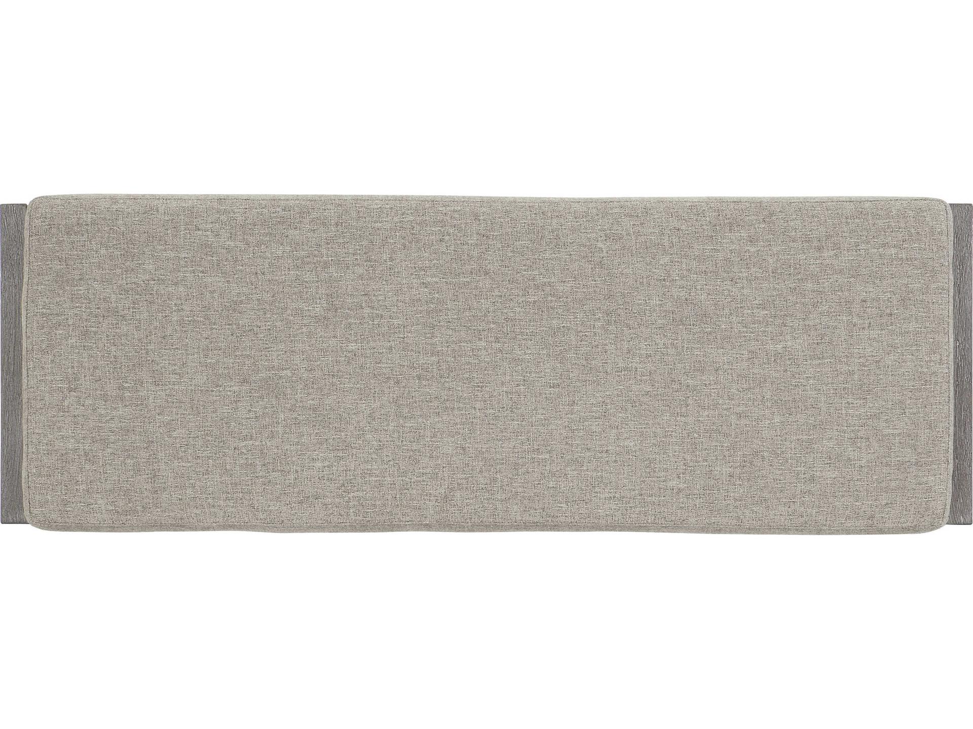 Bernhardt Foundations Dark Shale Gray Upholstered Accent Bench