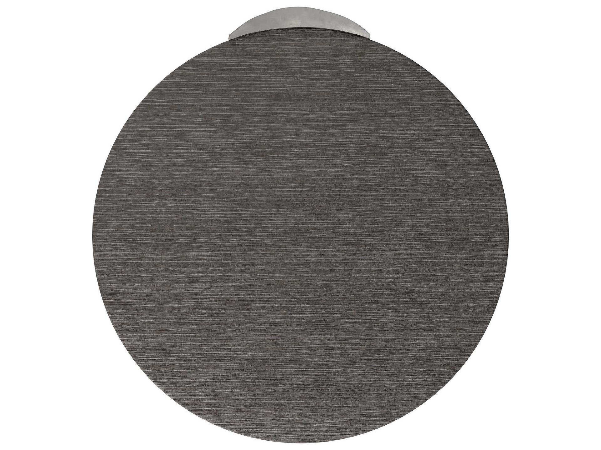 Bernhardt Prado Round Wood Porcini Bright Graphite Accent Table