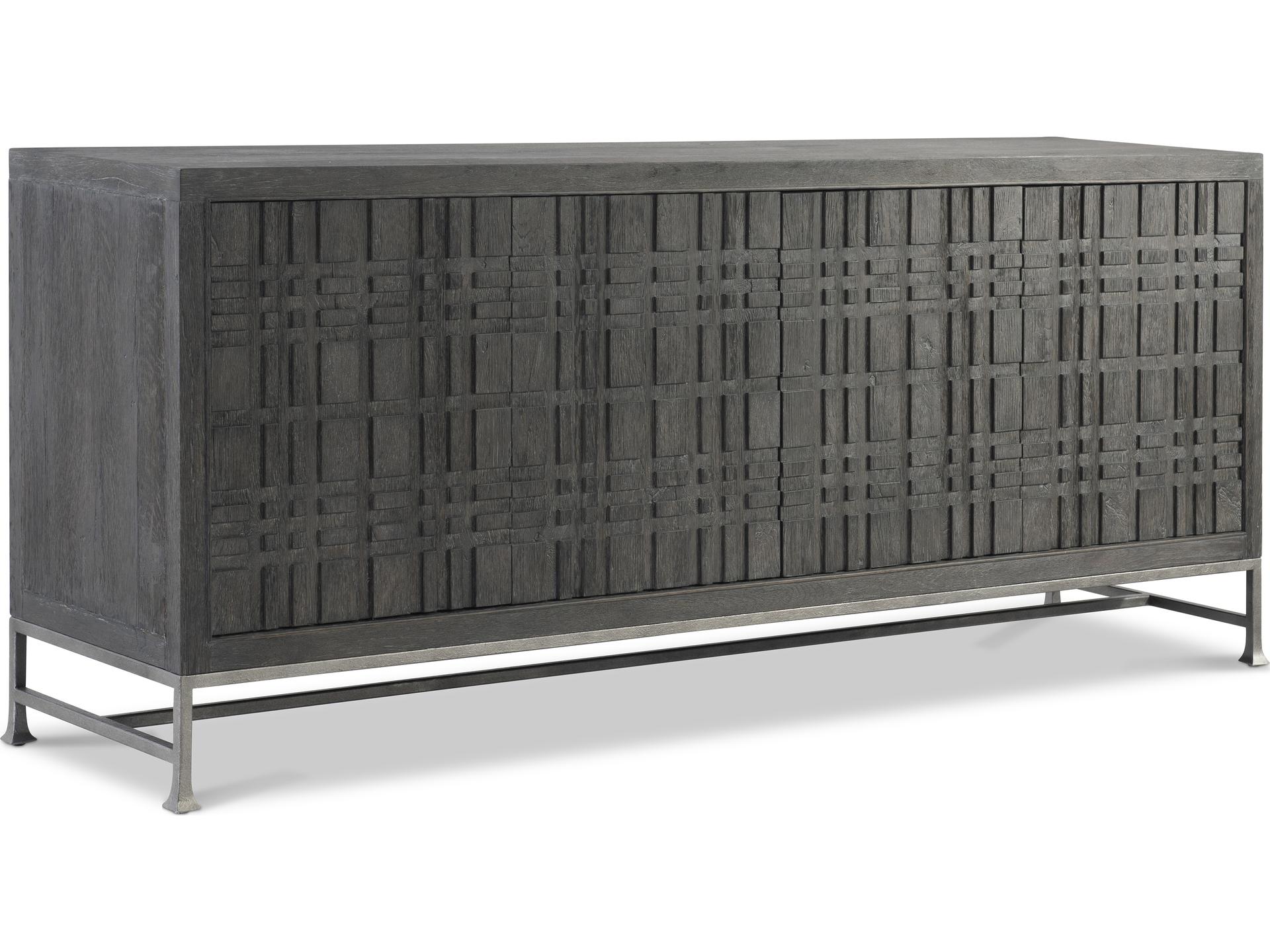 Tribeca Oak Wood Tadon Media Console